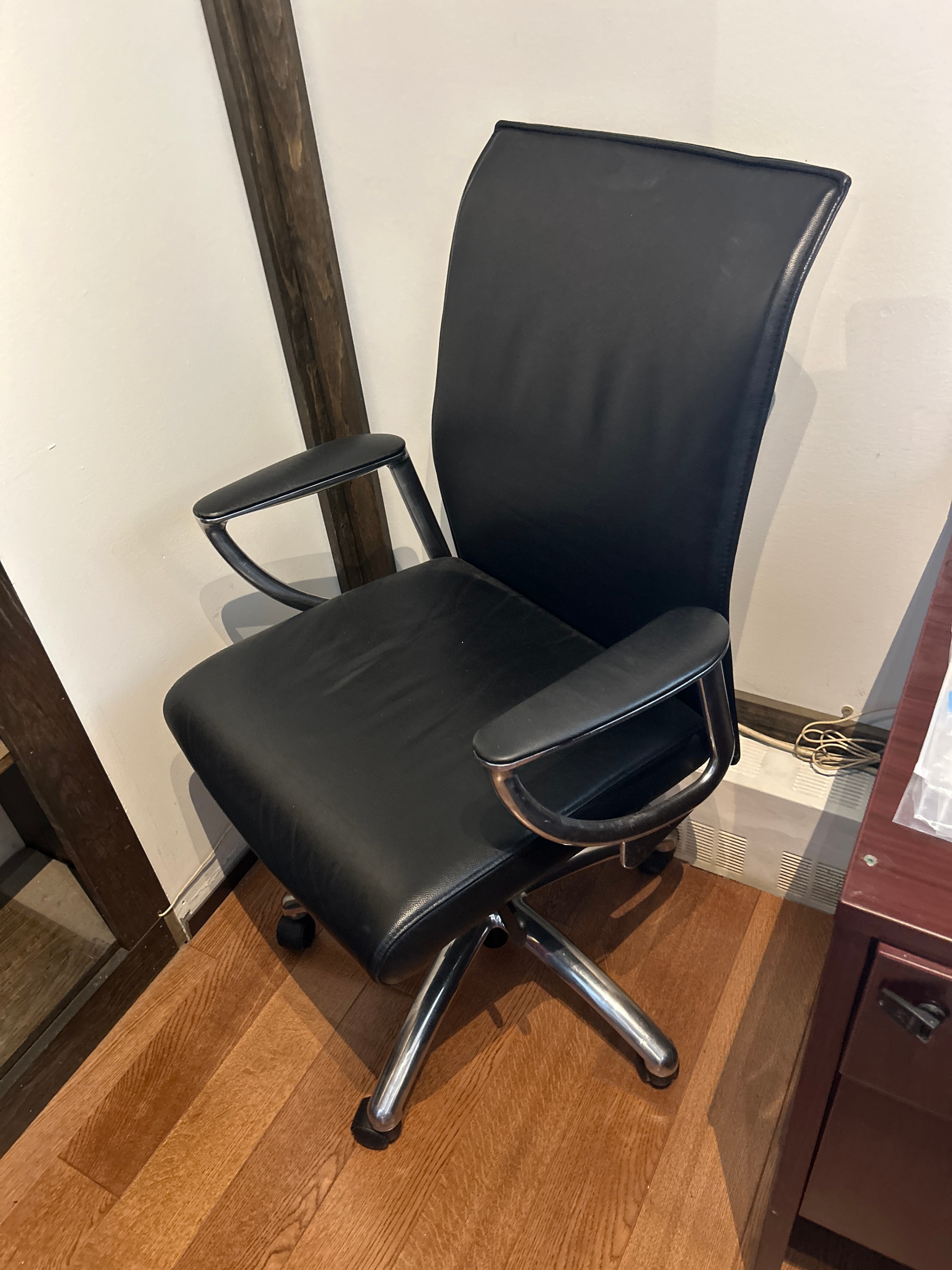 Black Leather Office chair