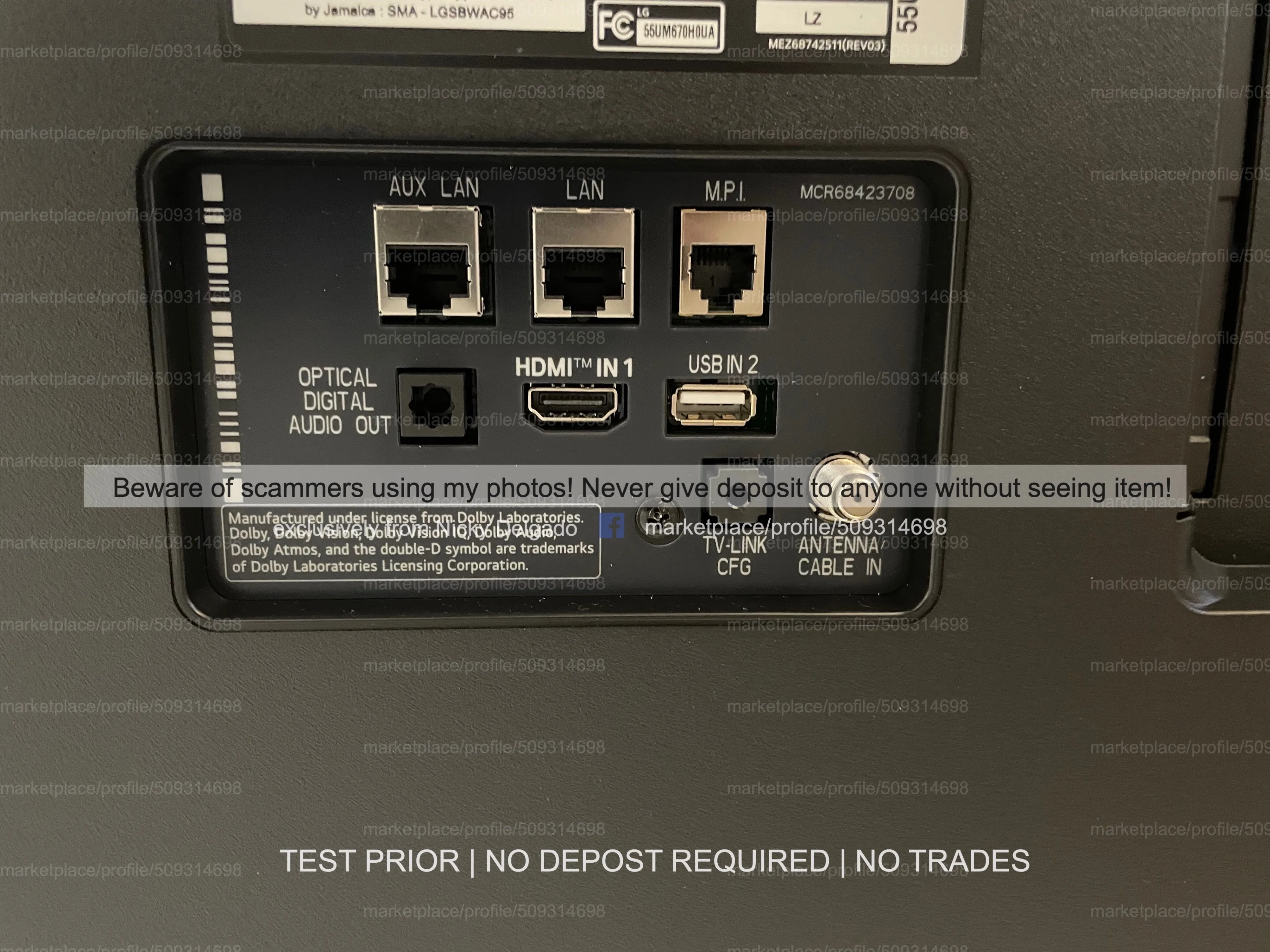 New! LG 4K 55” 55UM670H0UA  UHD LED Hospitality TV (2024) image indicator(6)