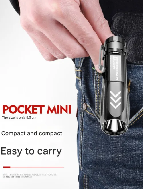 Super bright flashlight rechargeable glare long-range xenon lamp image indicator(5)