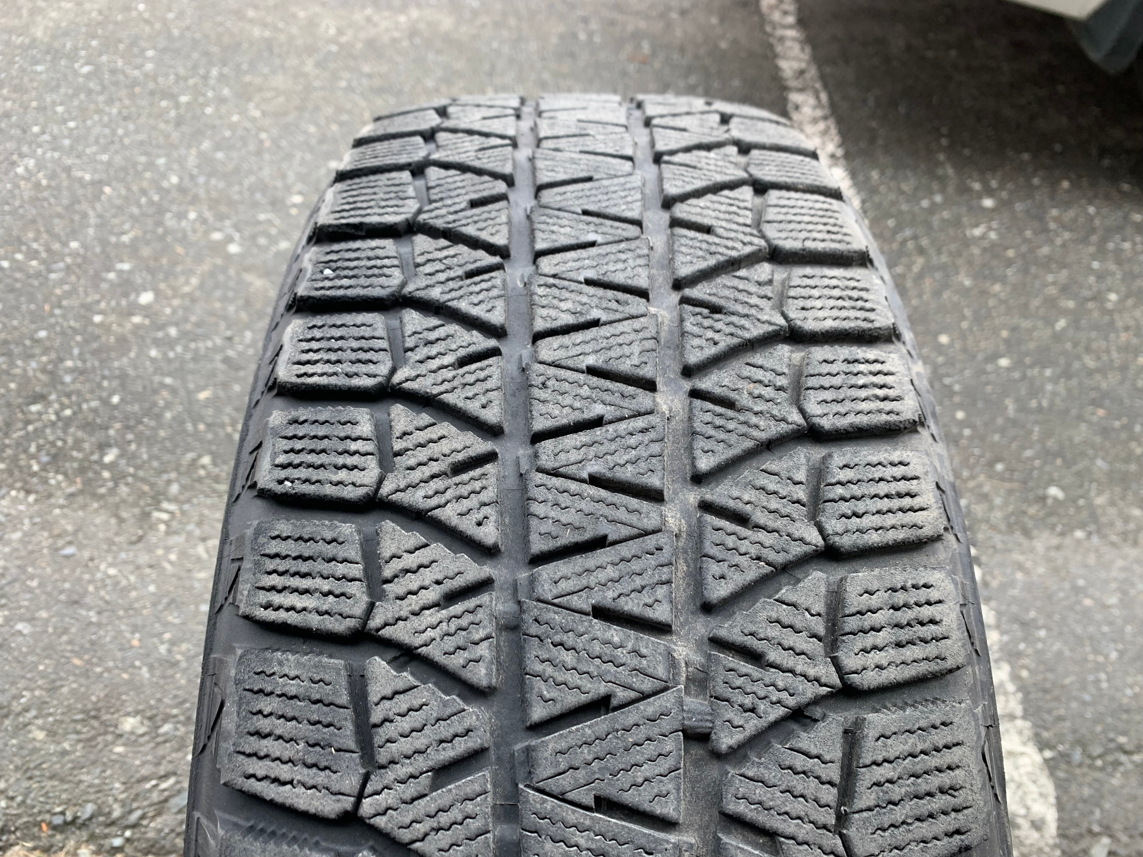 Pair of 225/65/17 M+S 102H Bridgestone Blizzak WS80 w 50% tread - photo 2