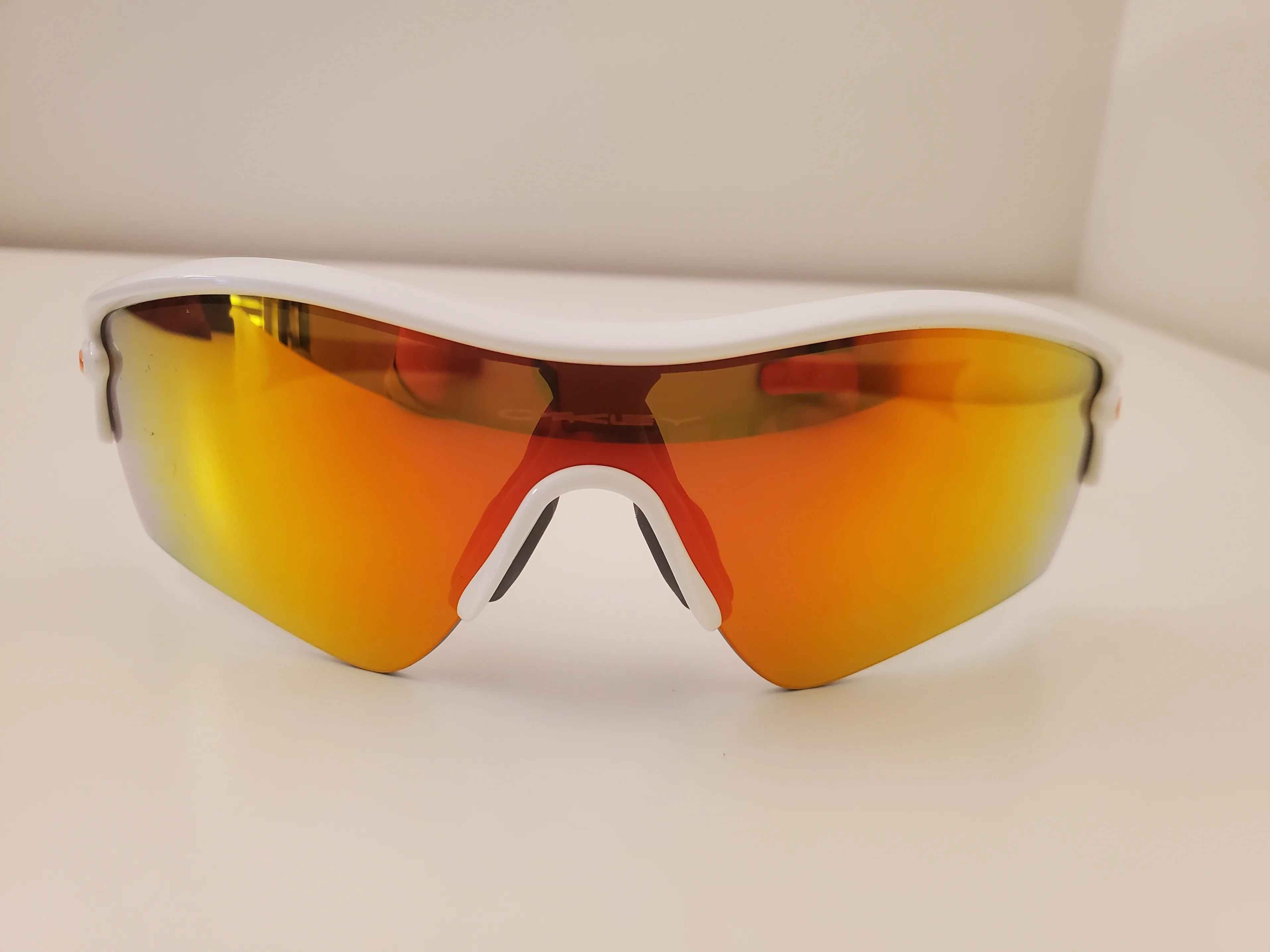 Oakley Radar Path Sunglasses 09-765 Polished White/Fire Iridium image indicator(2)