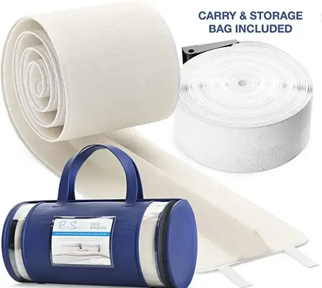 Bed Bridge - conversion kit Twin to King Bed Gap Filler w strap image indicator(6)