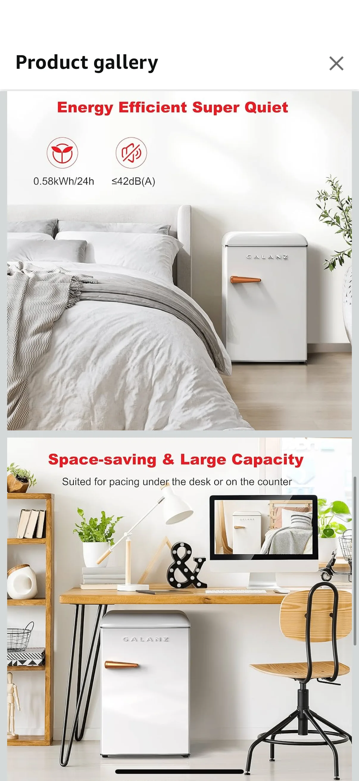 Galanz Mini Retro Fridge (New) image indicator(3)