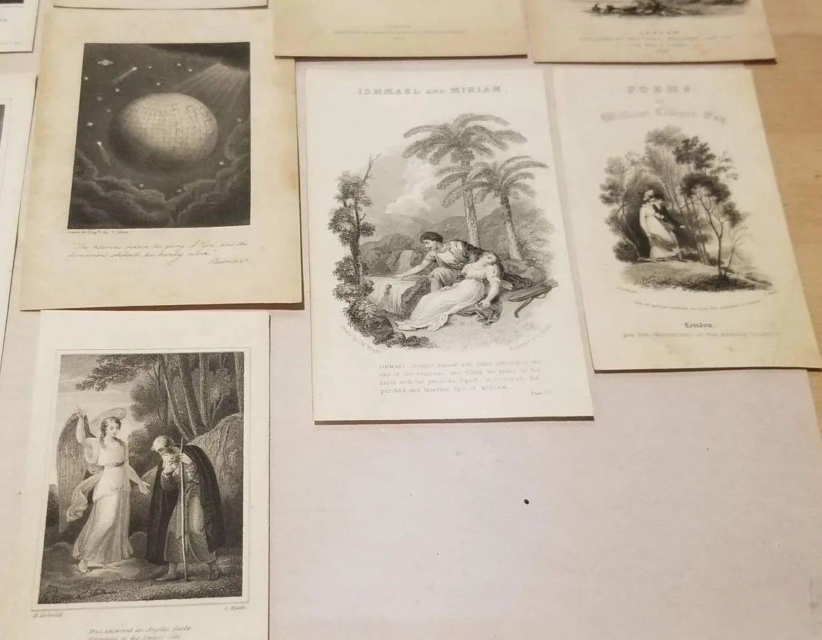 Premium Lot – 18 Antique 1800s Steel Engravings & Etchings image indicator(2)