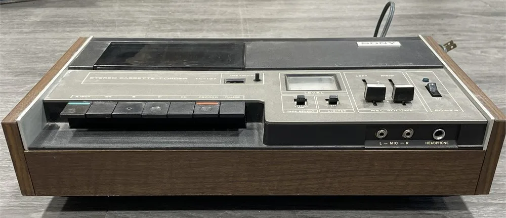 Sony TC-127 Stereo Cassette-Corder – Tested & Working image indicator(3)