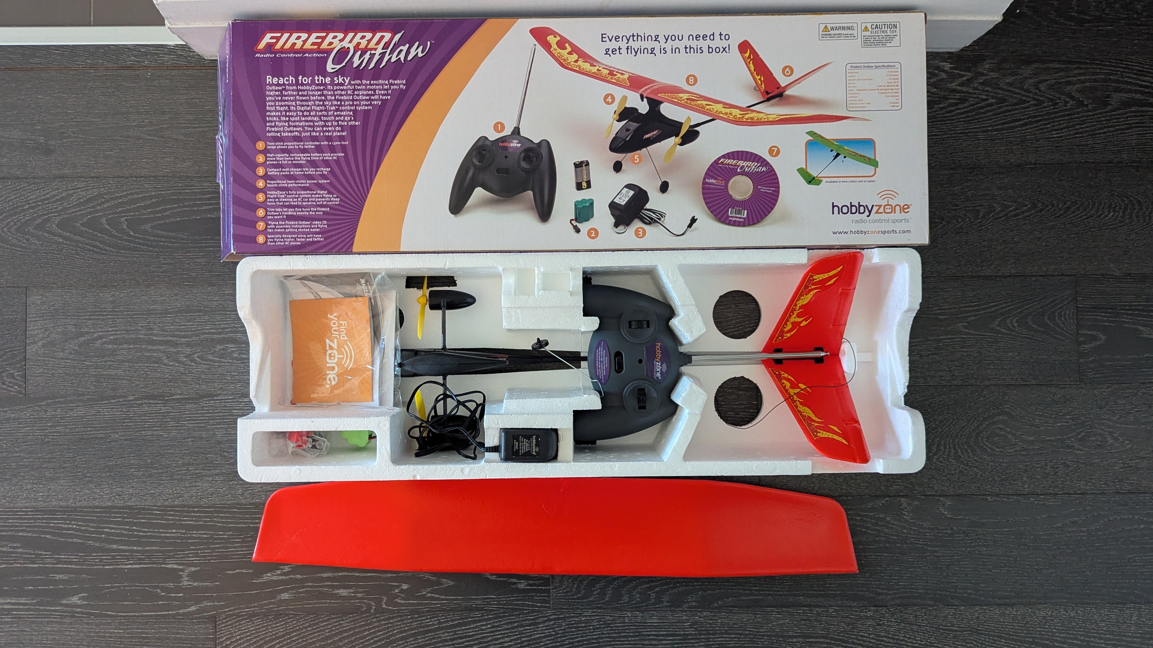 🛩️ HobbyZone Firebird Outlaw RC Plane – Ready-to-Fly 🛩️ - photo 2