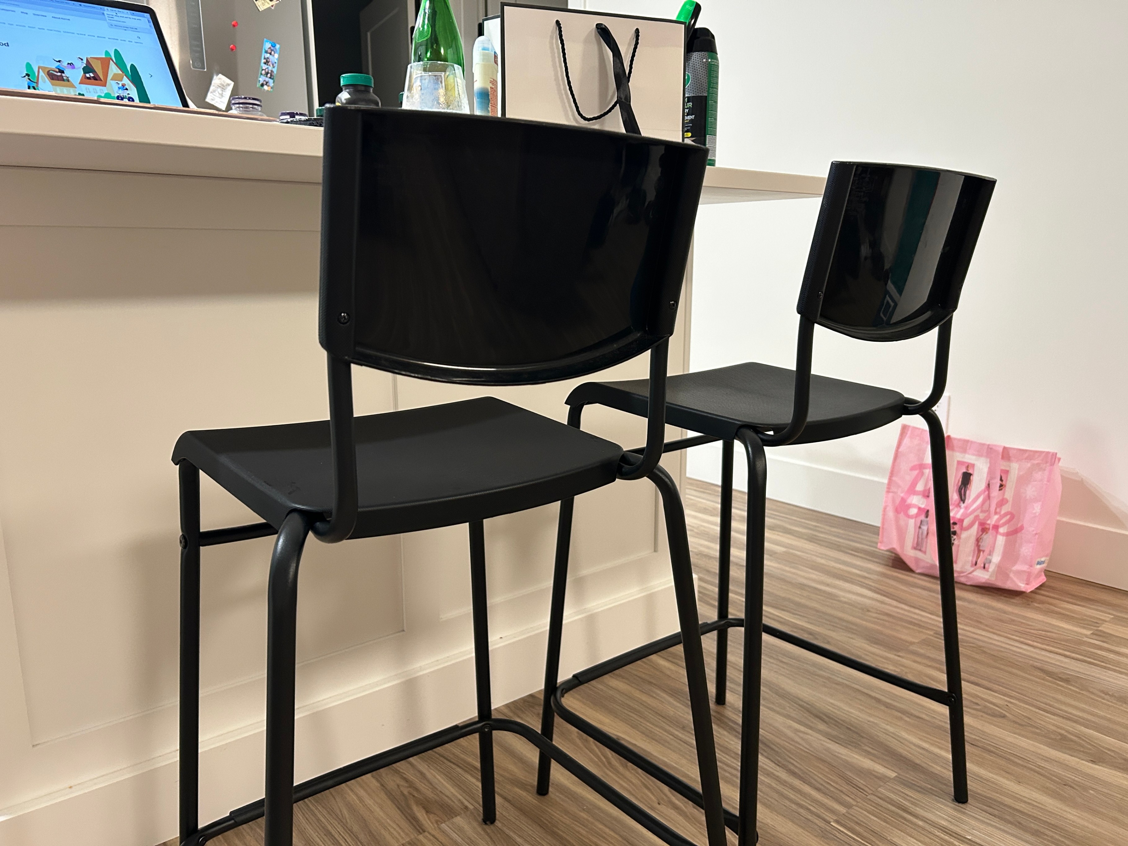 KEA counter-height bar stools with backrest - photo 3