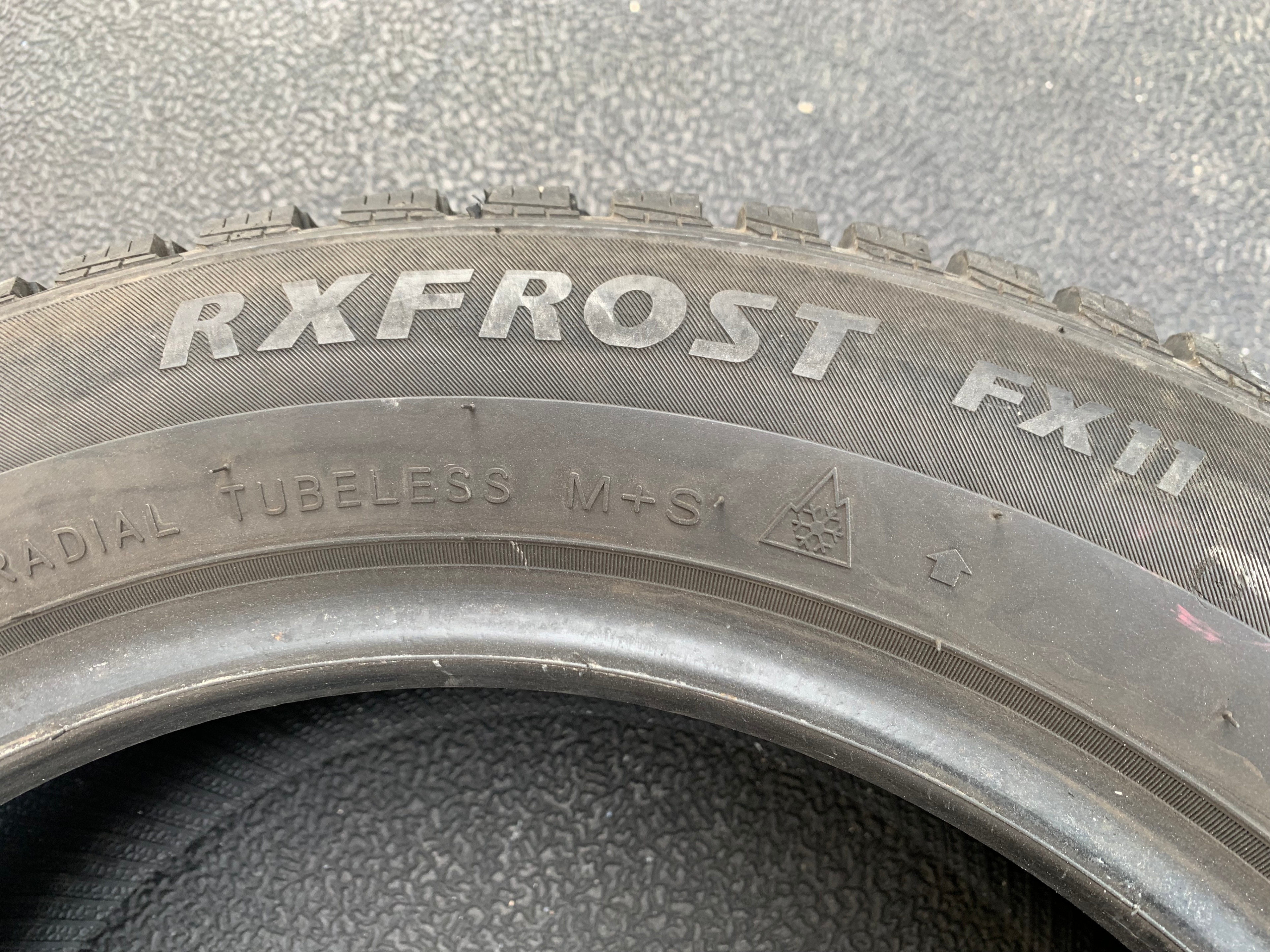 1 X single 185/60/15 M+S RoadX RX Frost FX11 tread like new - photo 5
