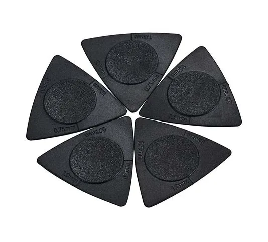 5 pcs Multi-Thickness Guitar Picks – 0.5mm, 0.75mm, 1.0mm image indicator(2)