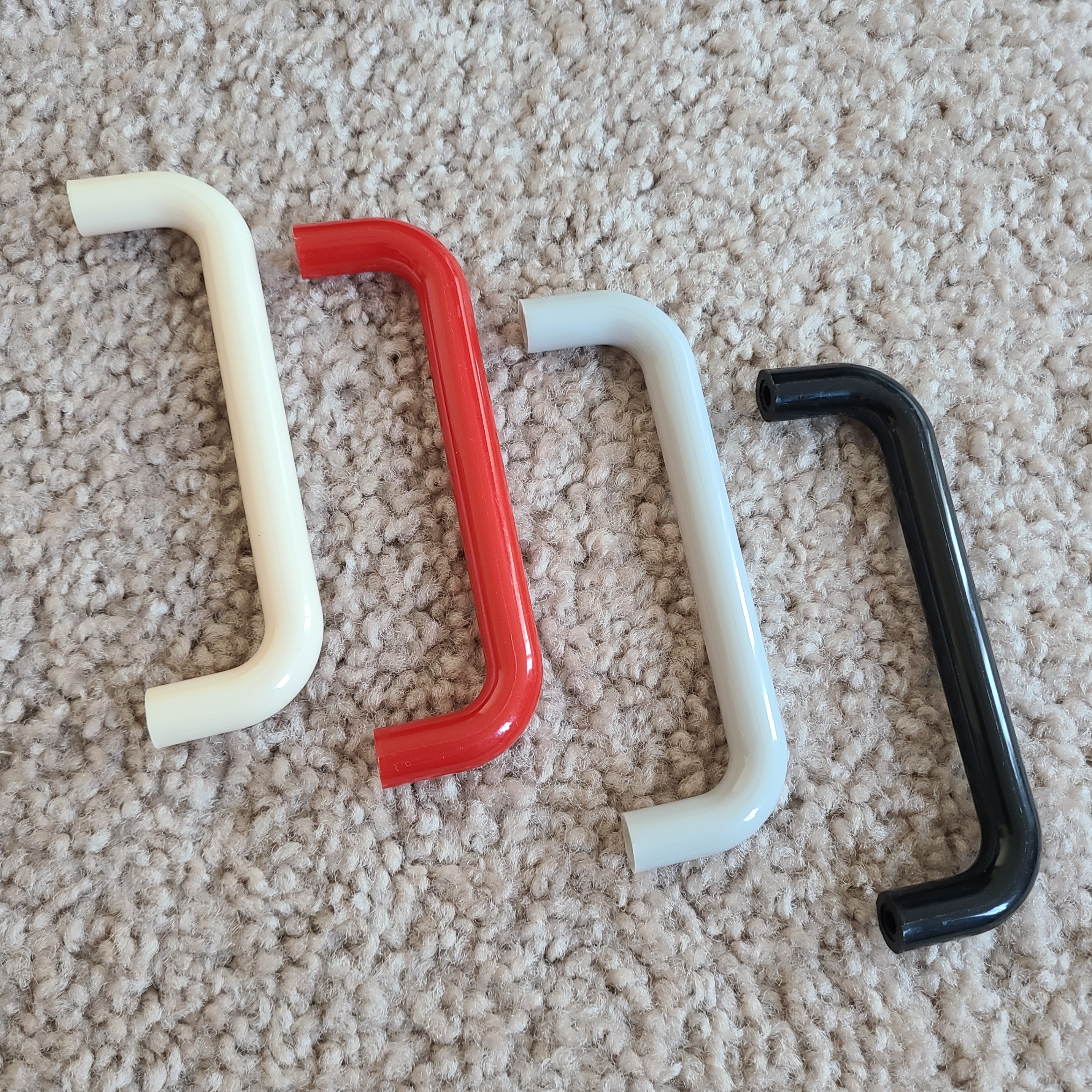 30 New Plastic Cabinet/Drawer Pulls - 4 colours - photo 2