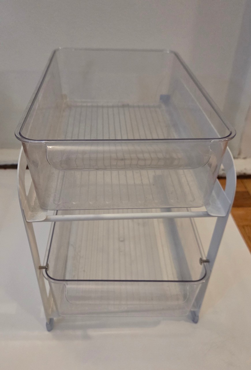 2 Tier Organizer with Storage Drawer - MOVE OUT SALE