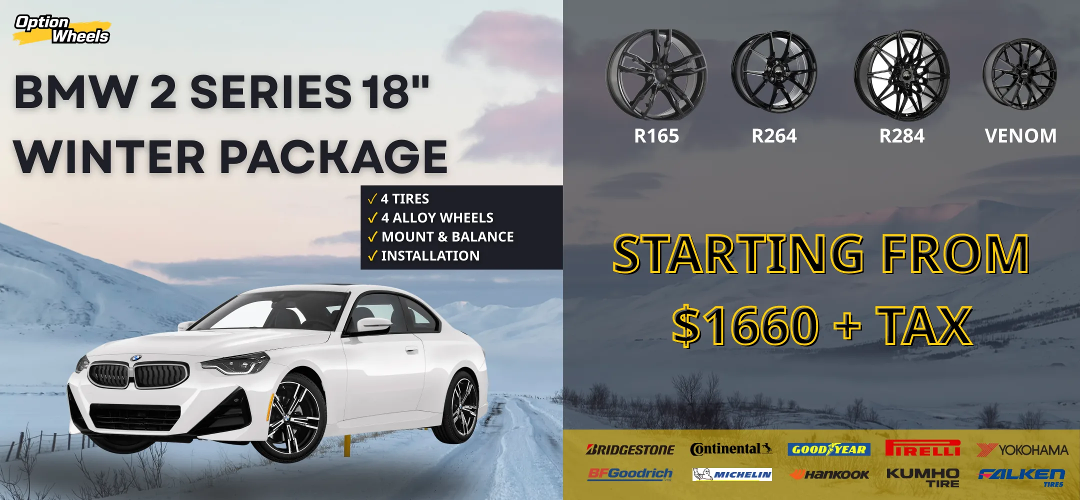 BMW 2 Series 18" Winter Packages thumbnail