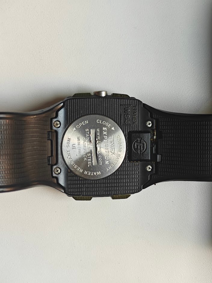 TIMEX EXPEDITION WS4 Digital T49664 Black Rubber Resin - photo 4