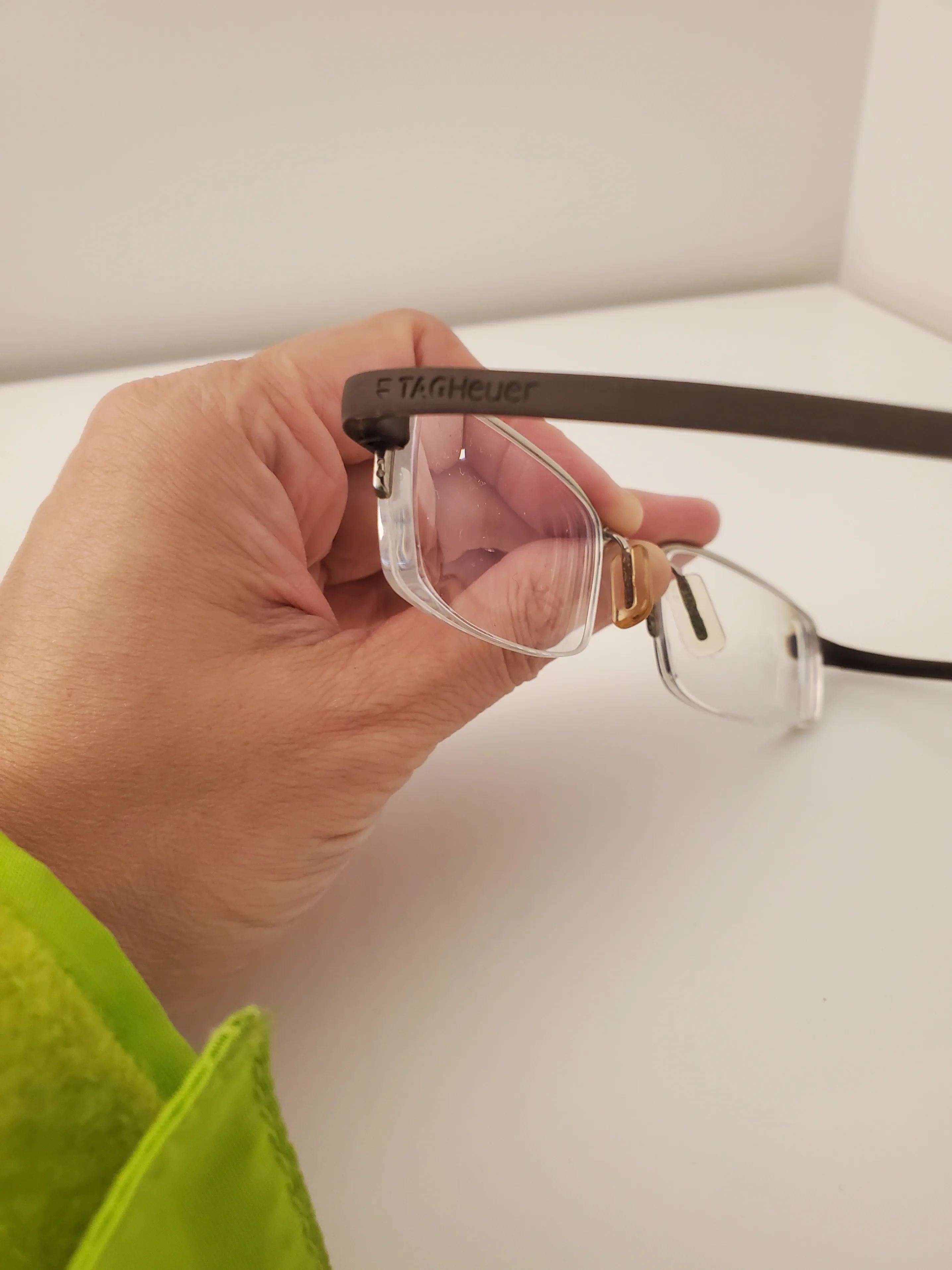 Tag Heuer Reflex Rx Eyeglasses Frames, Silver Violet Titanium image indicator(6)