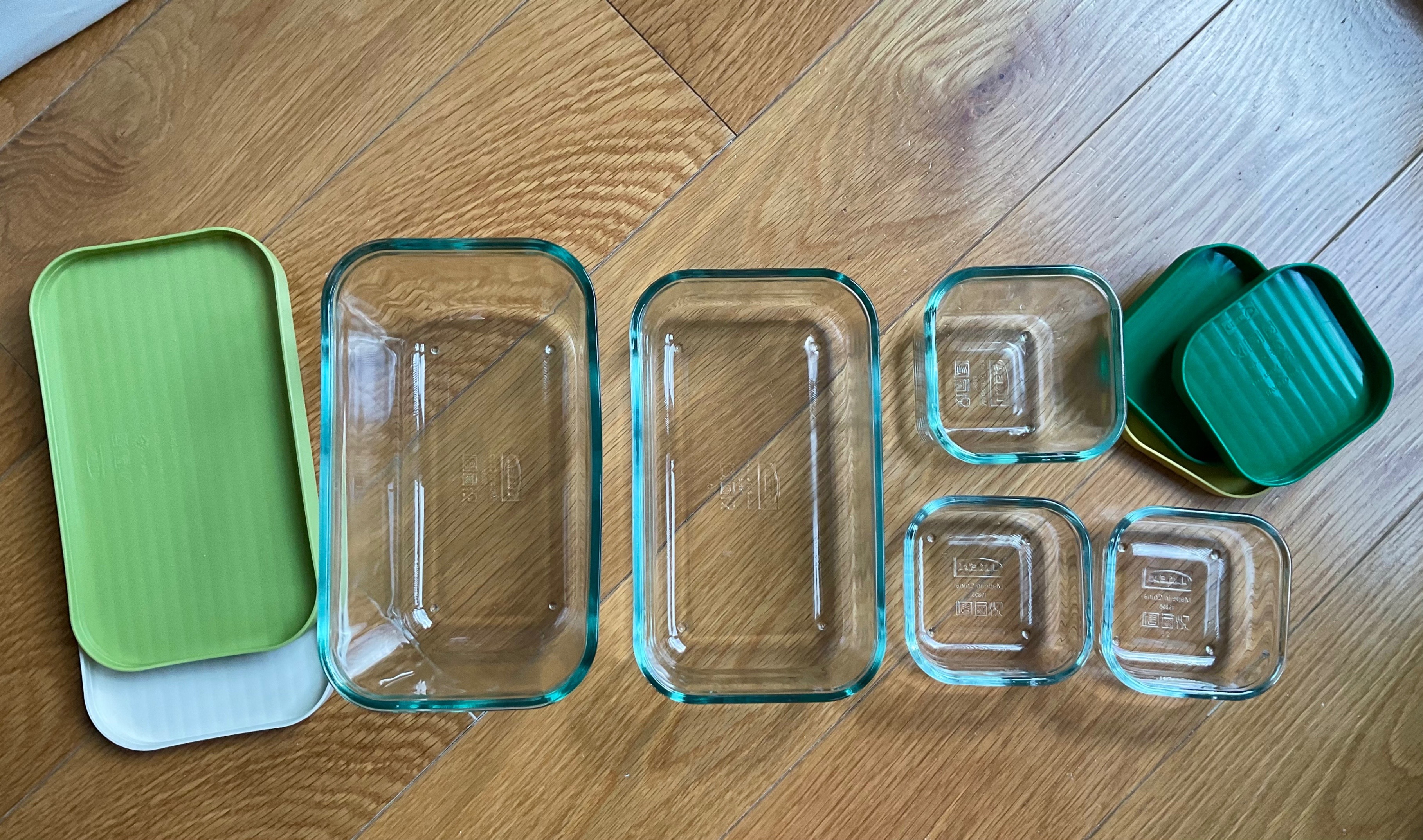 5 Piece Glass Food Containers - photo 2