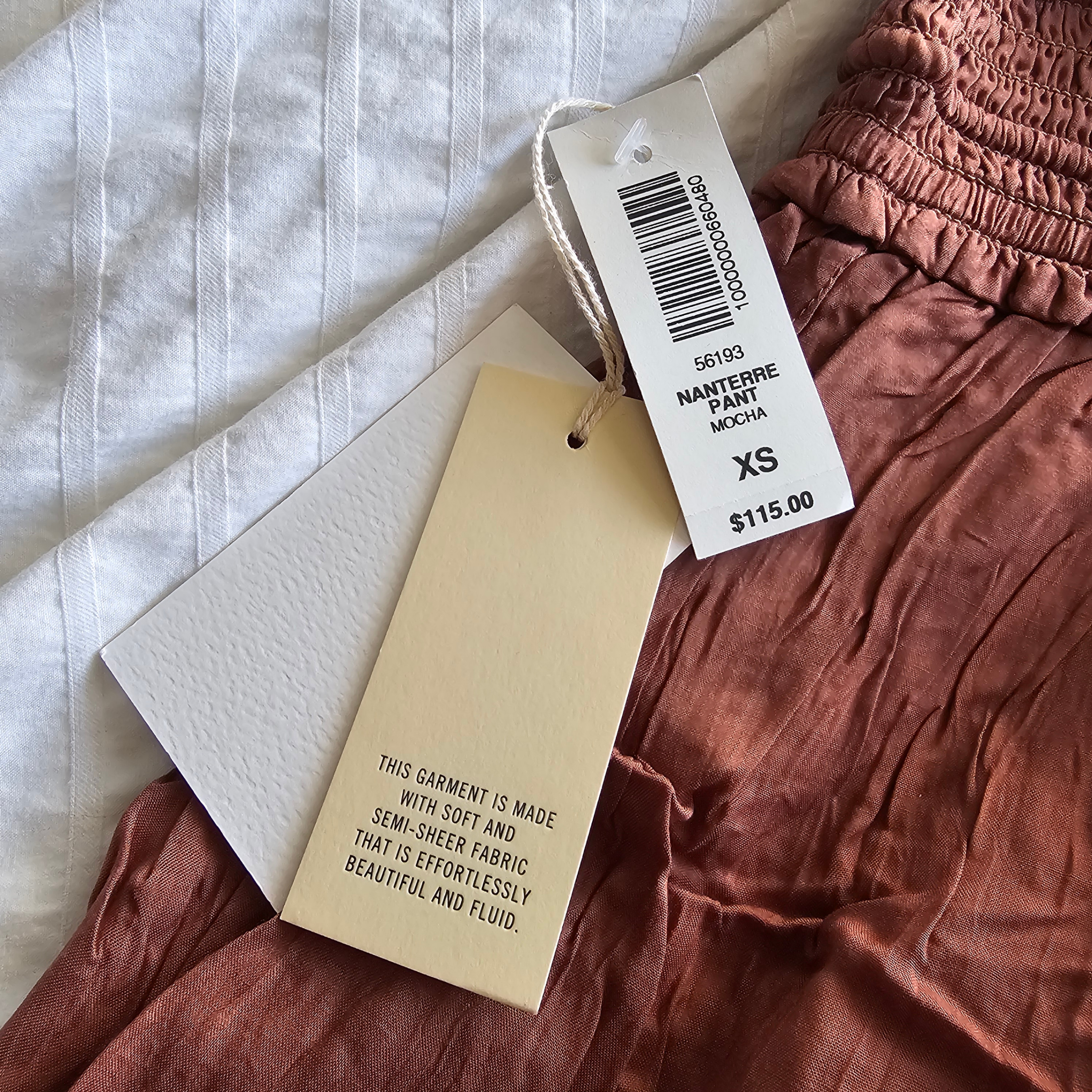 NWT Aritzia Wilfred Nanterre Pant - Mocha - Sz XS - photo 4
