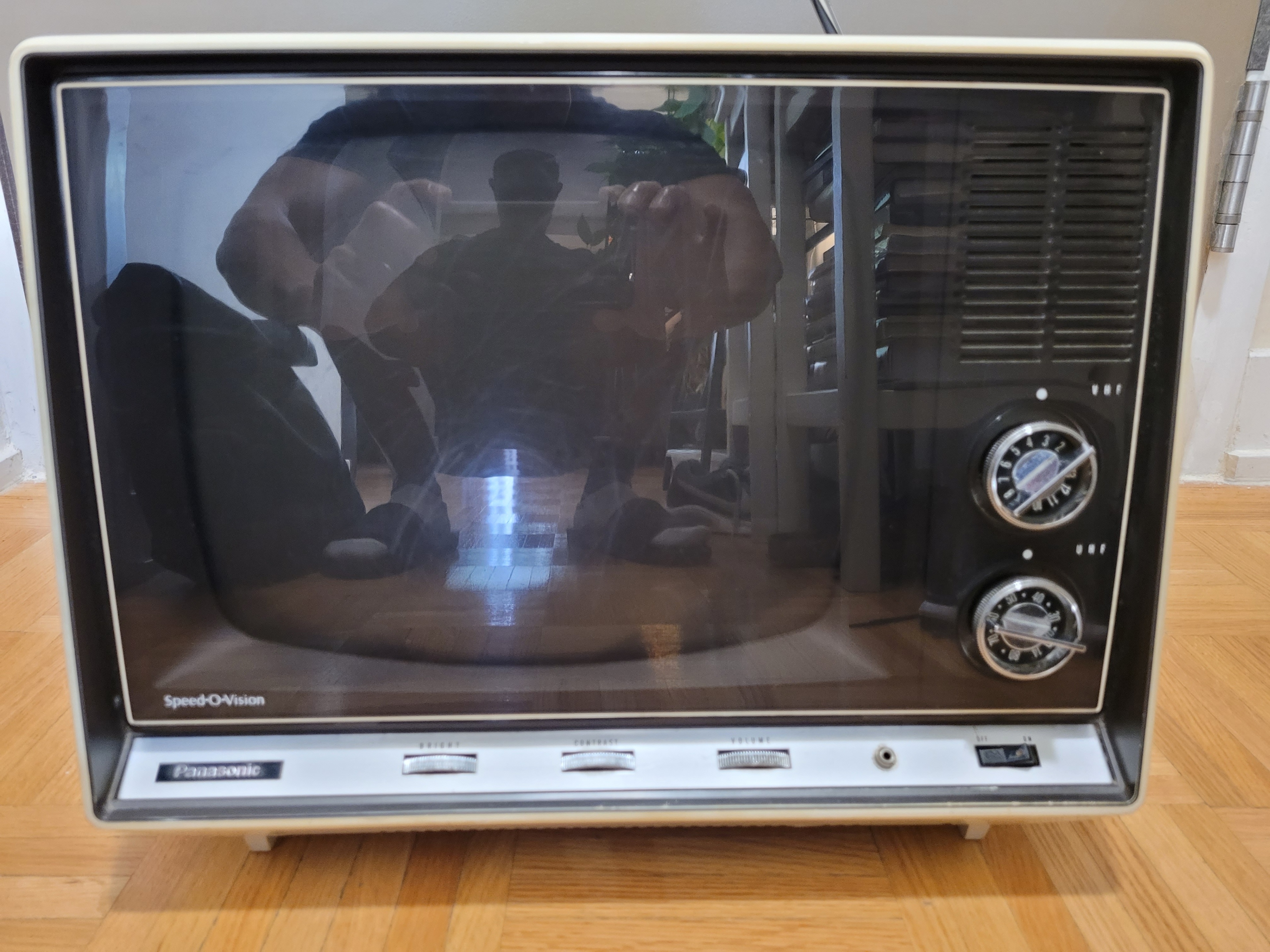Vintage Panasonic Black and White Television