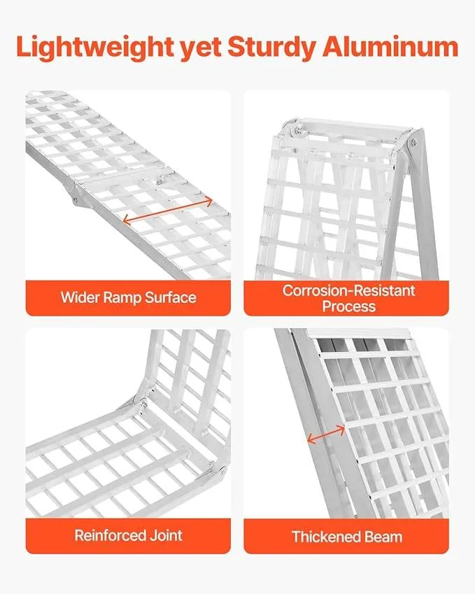 THIS WEEKEND ONLY $100 “NEW” Aluminum Ramp, 1000 lb Capacity image indicator(4)