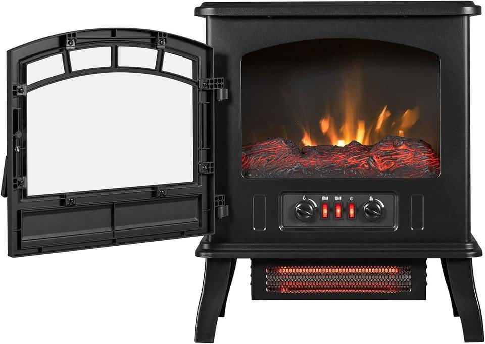 1000 sq. ft. Duraflame Infrared Quartz Electric Stove Heater - photo 3