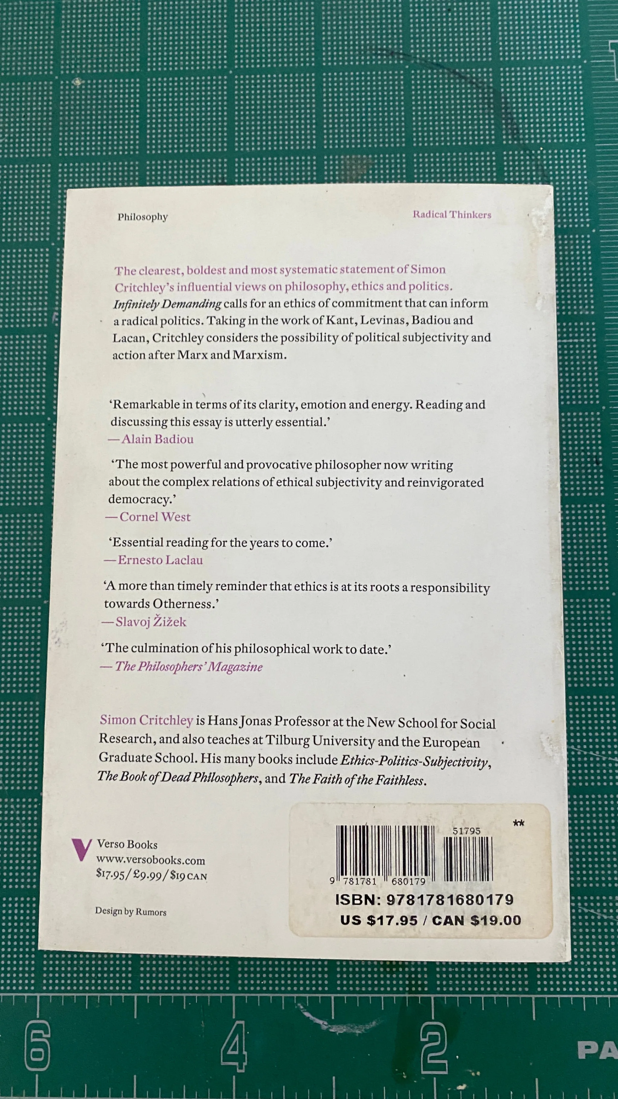 Infinitely Demanding:Ethics Of Commitment Politics Of Resistance image indicator(2)