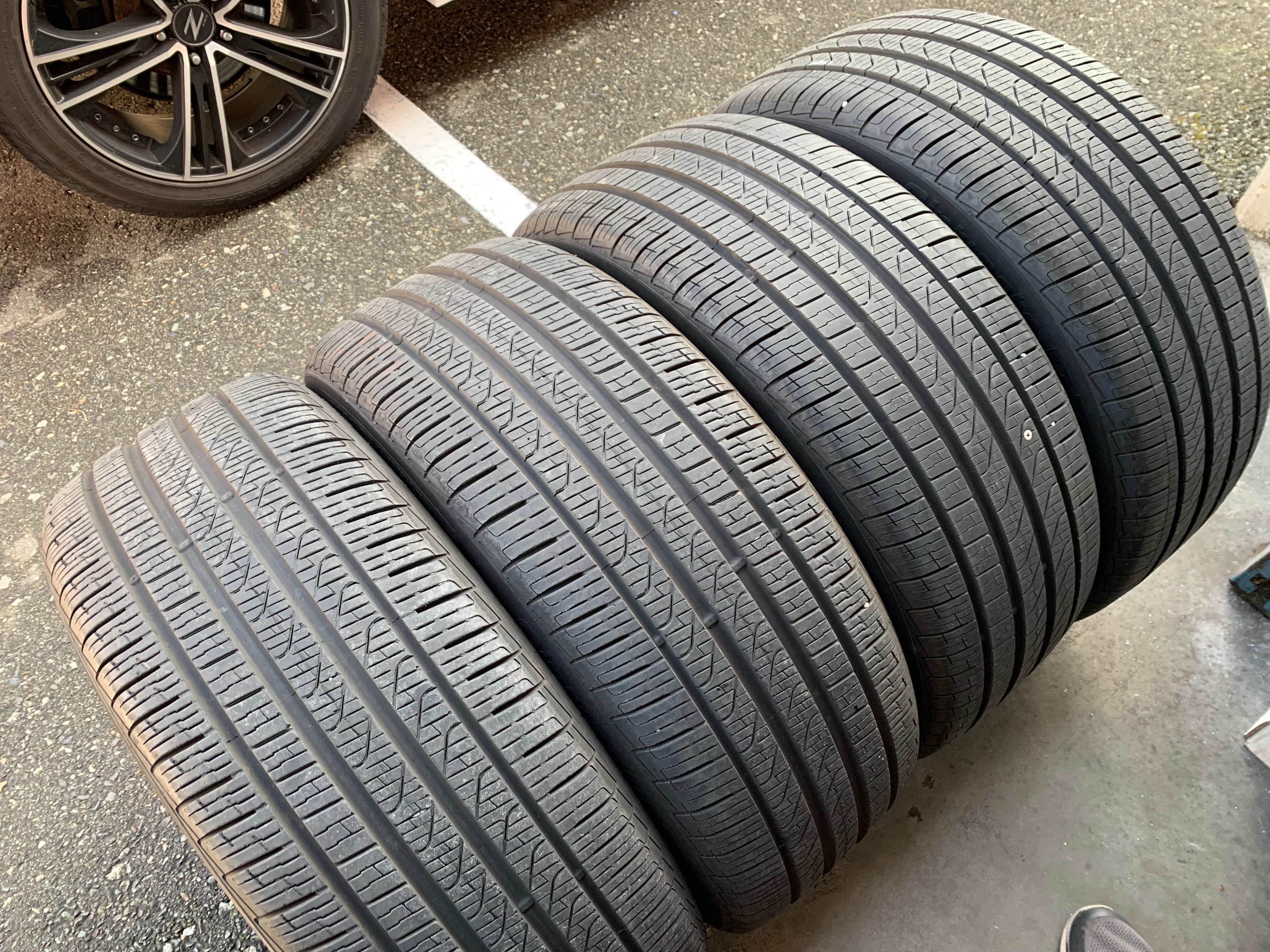 Set of 245/45/20 99V M+S Pirelli P7 Cinturato A/S Plus 80% tread - photo 4