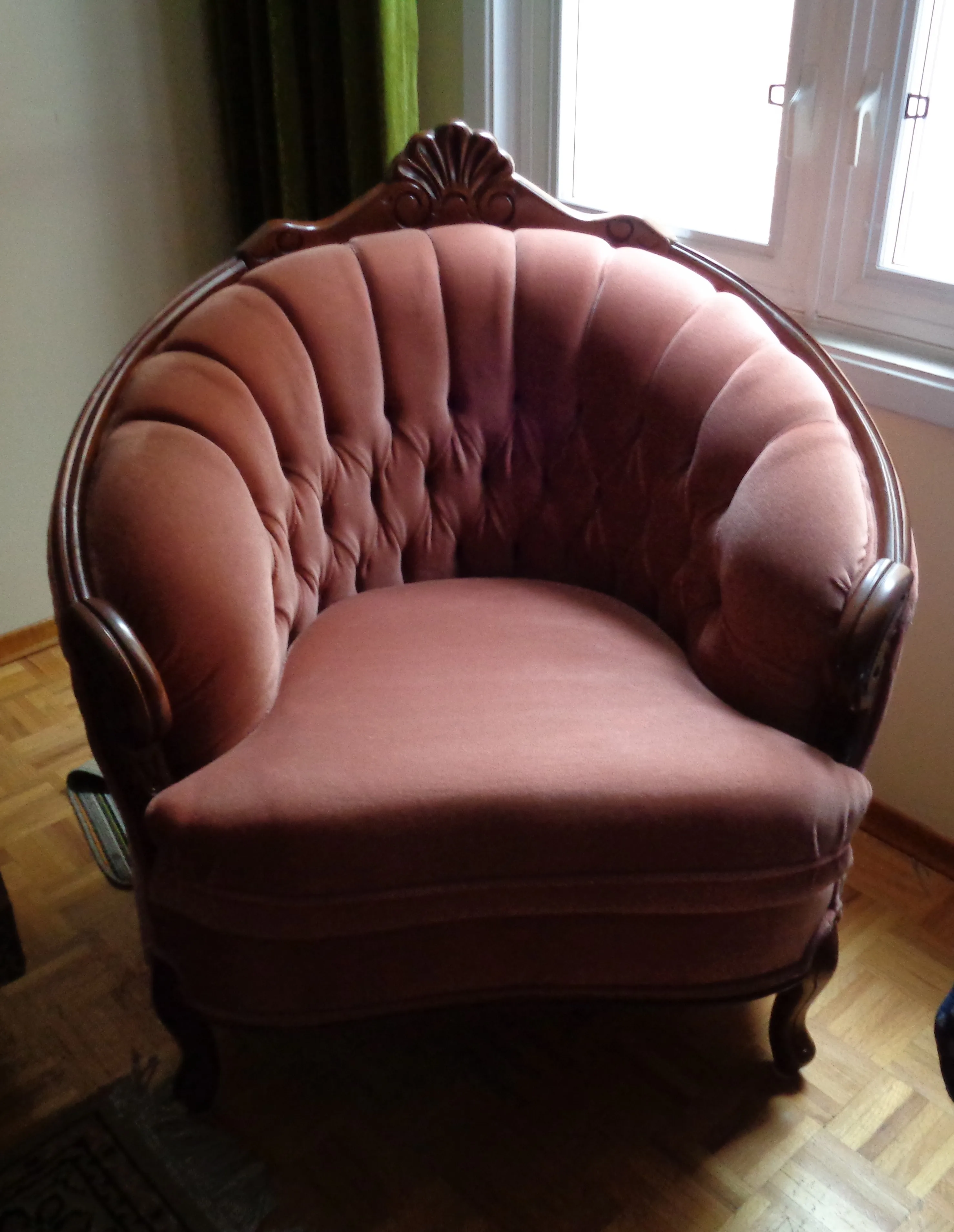 💕 Plush Pink Velvet Sofa Set – Custom Made 💕 image indicator(3)