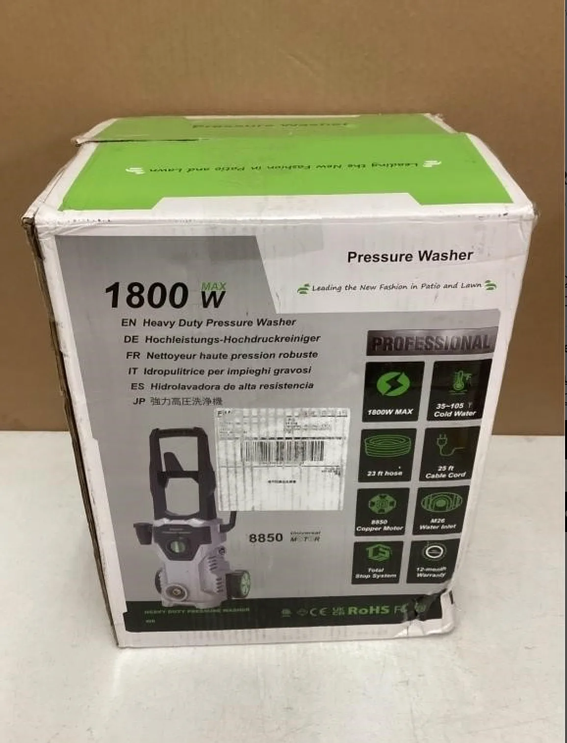 PRESSURE WASHER, 4500PSI 2.8 GPM MAX image indicator(3)