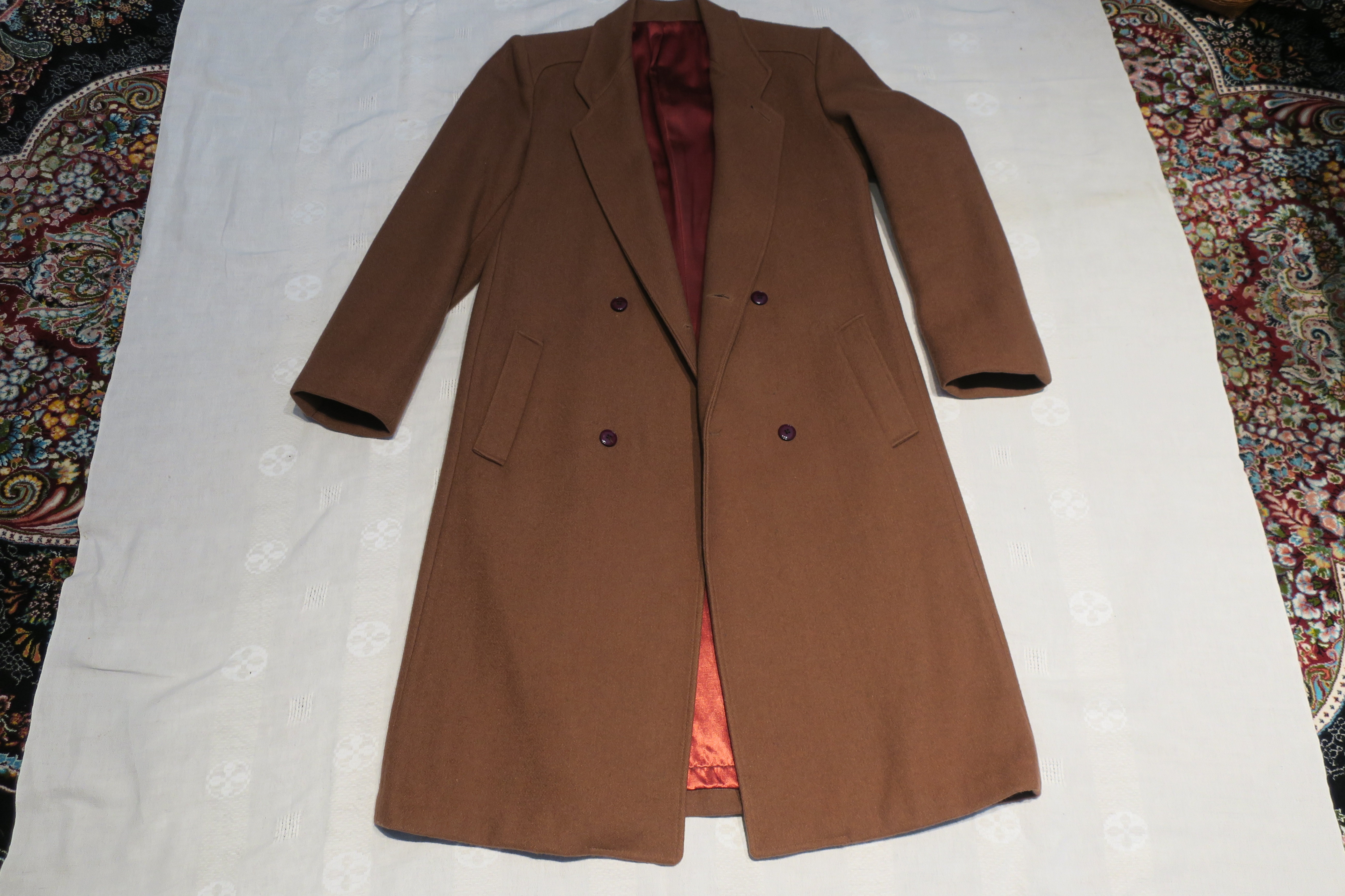 KAID Men's Long Coat Like NEW Condition!! - photo 3