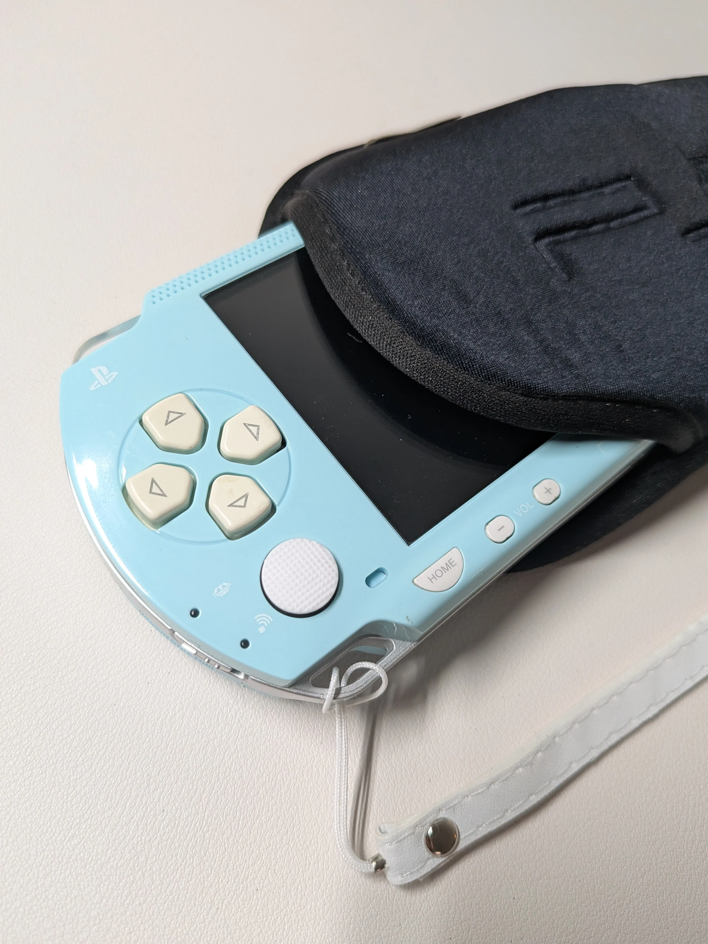 Sony PSP1000 Tiffany Blue IPS screen image indicator(4)