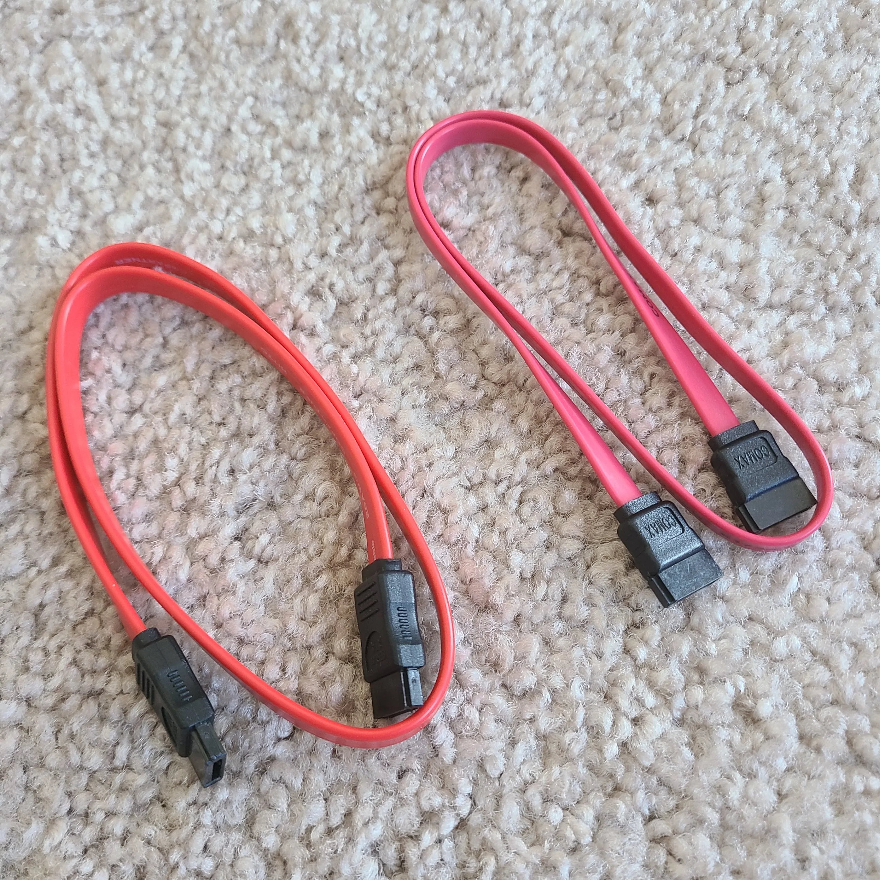 SATA Serial ATA Cable, flat only (1 pair) thumbnail