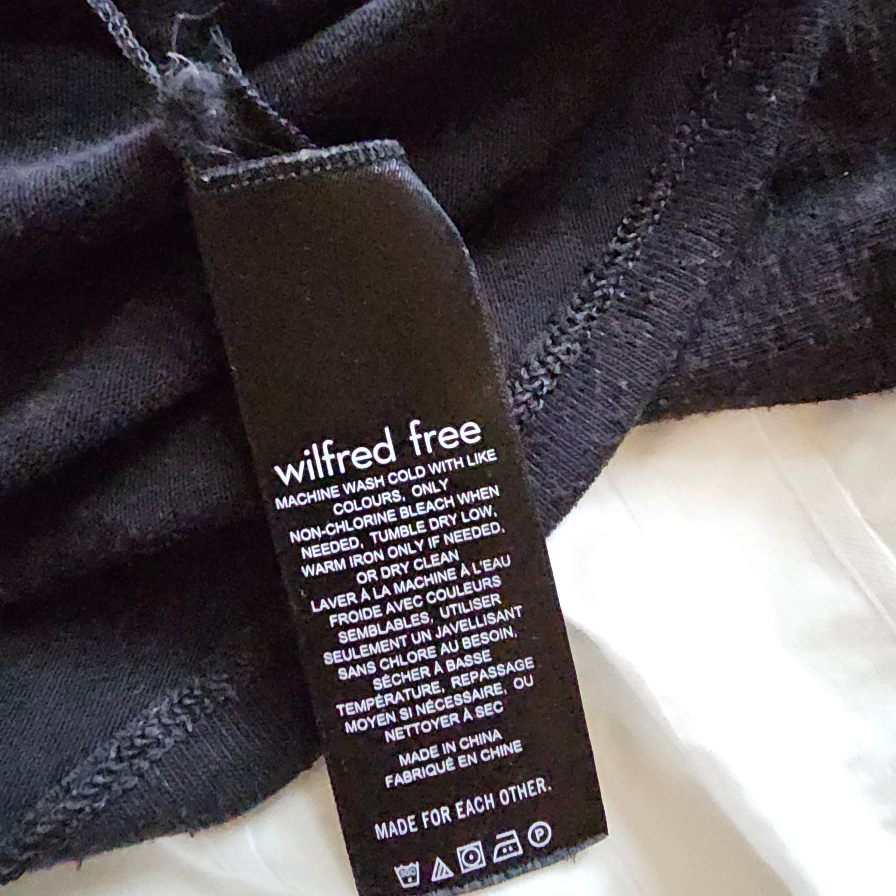 Aritzia Wilfred Free - Free Lounge Longsleeve Shirt - Black - S - photo 4