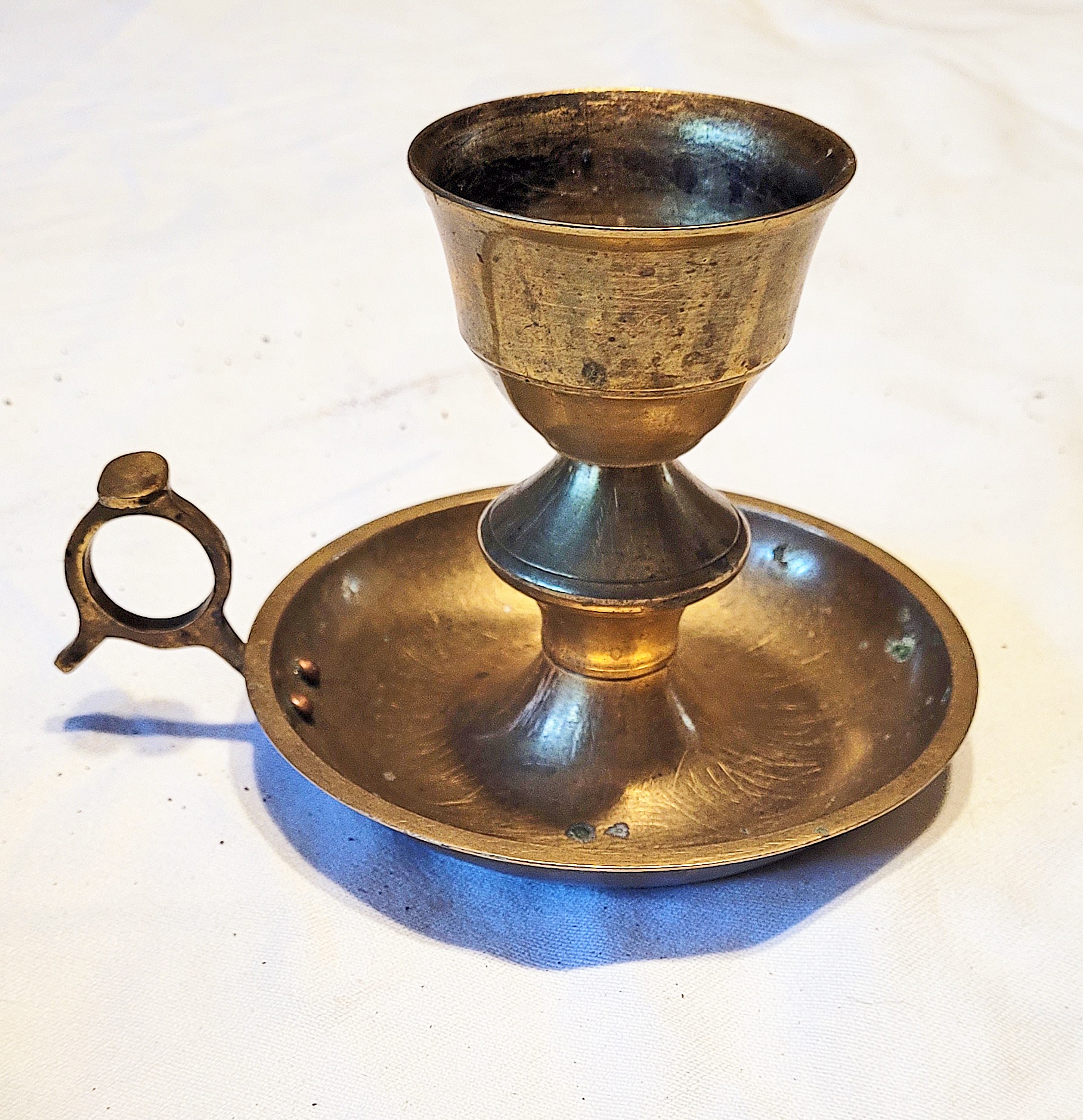 Antique Bronze Candle Holder