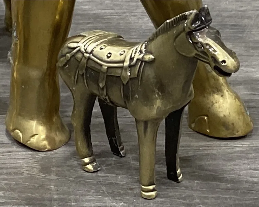 Vintage Brass Elephant, Xi’an Warriors & Horses + Candlesticks image indicator(5)