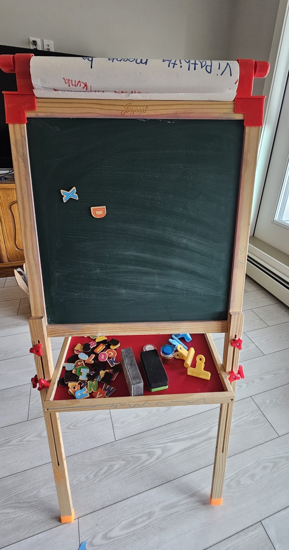 3-in-1 Wooden Kids Art Easel (Board) - photo 2