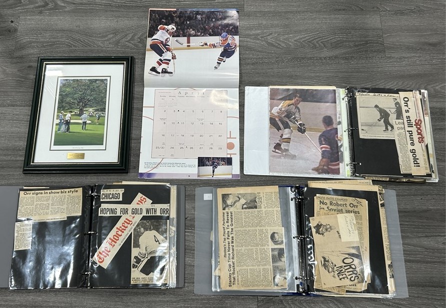 Bobby Orr Scrapbook Collection Wayne Gretzky Calendar Golf Print
