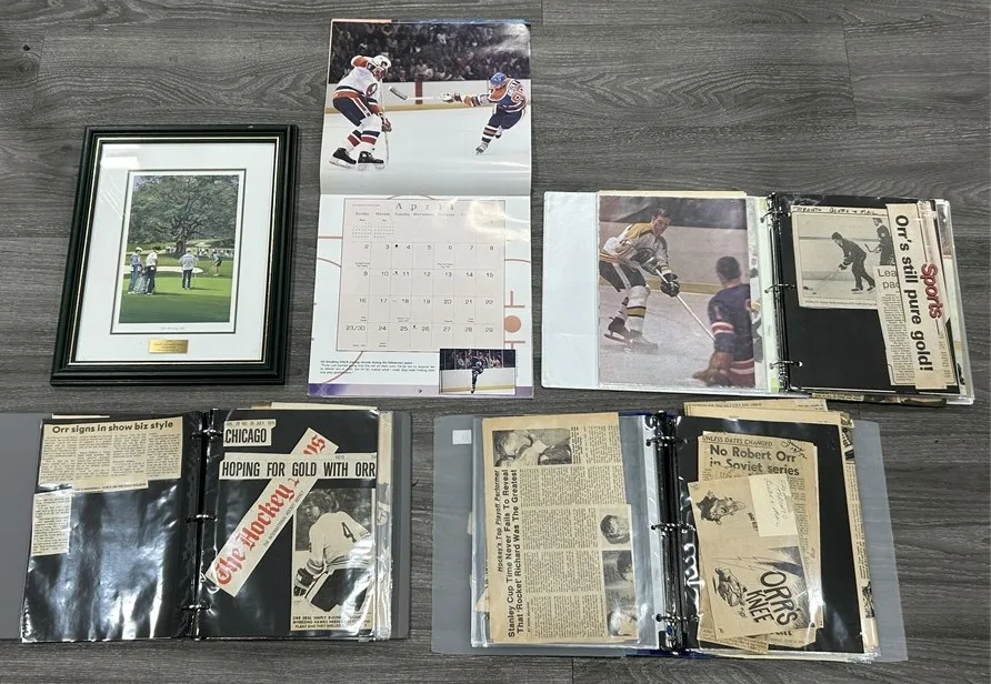 Bobby Orr Scrapbook Collection Wayne Gretzky Calendar Golf Print thumbnail