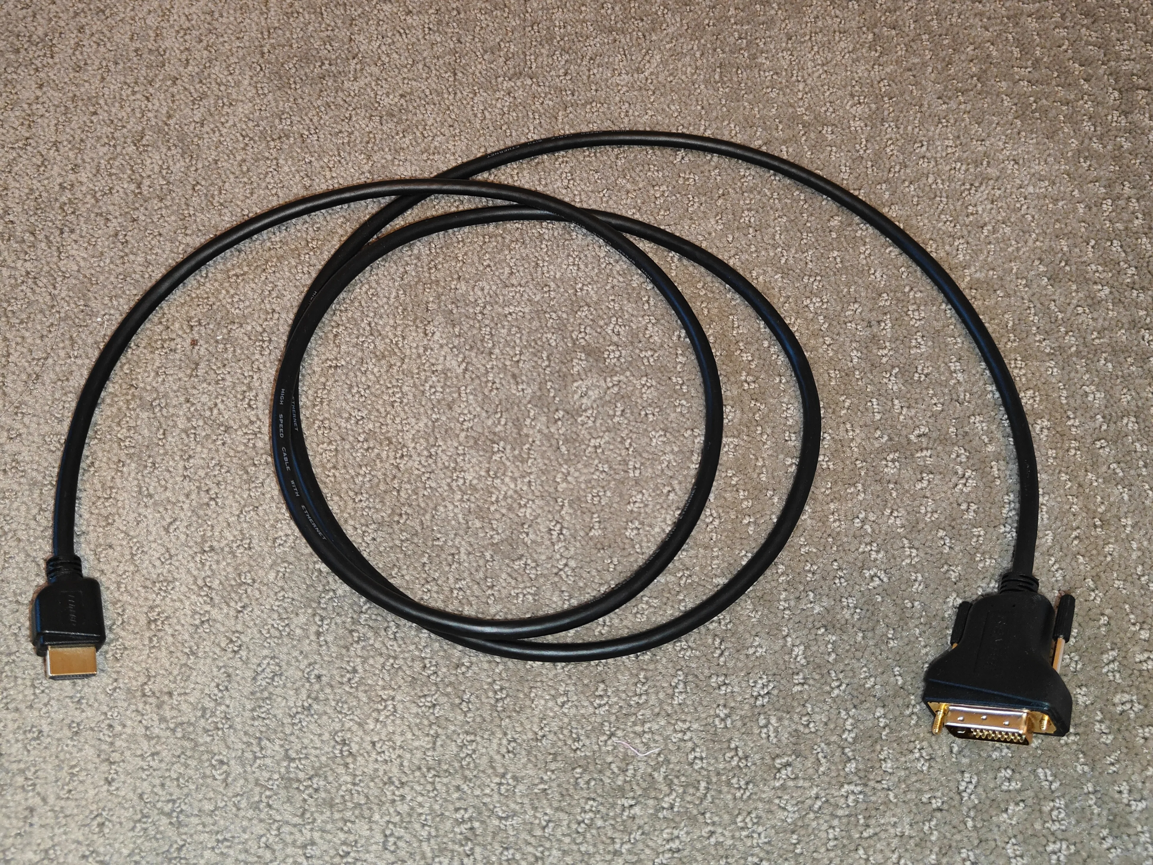 HDMI to DVI - DVI-D Male to HDMI Male High Speed Adapter Cable thumbnail