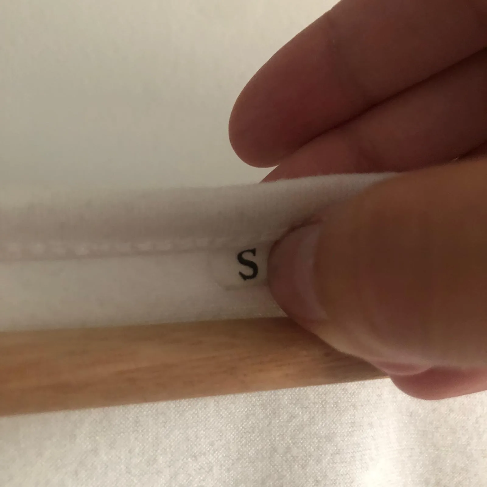 Pima Cotton V-Neck White Tee / Small (loose-fit) / White image indicator(2)