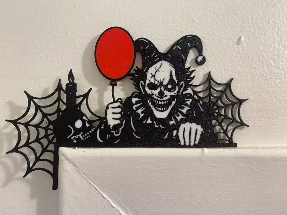 Creepy Clown Corner Decor | Halloween Spooky Decoration thumbnail