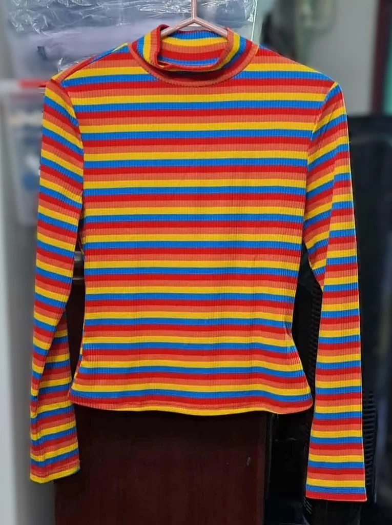 New 2-piece Long-sleeved Top & Waist Midi Side Slit Skirt🥕 image indicator(2)