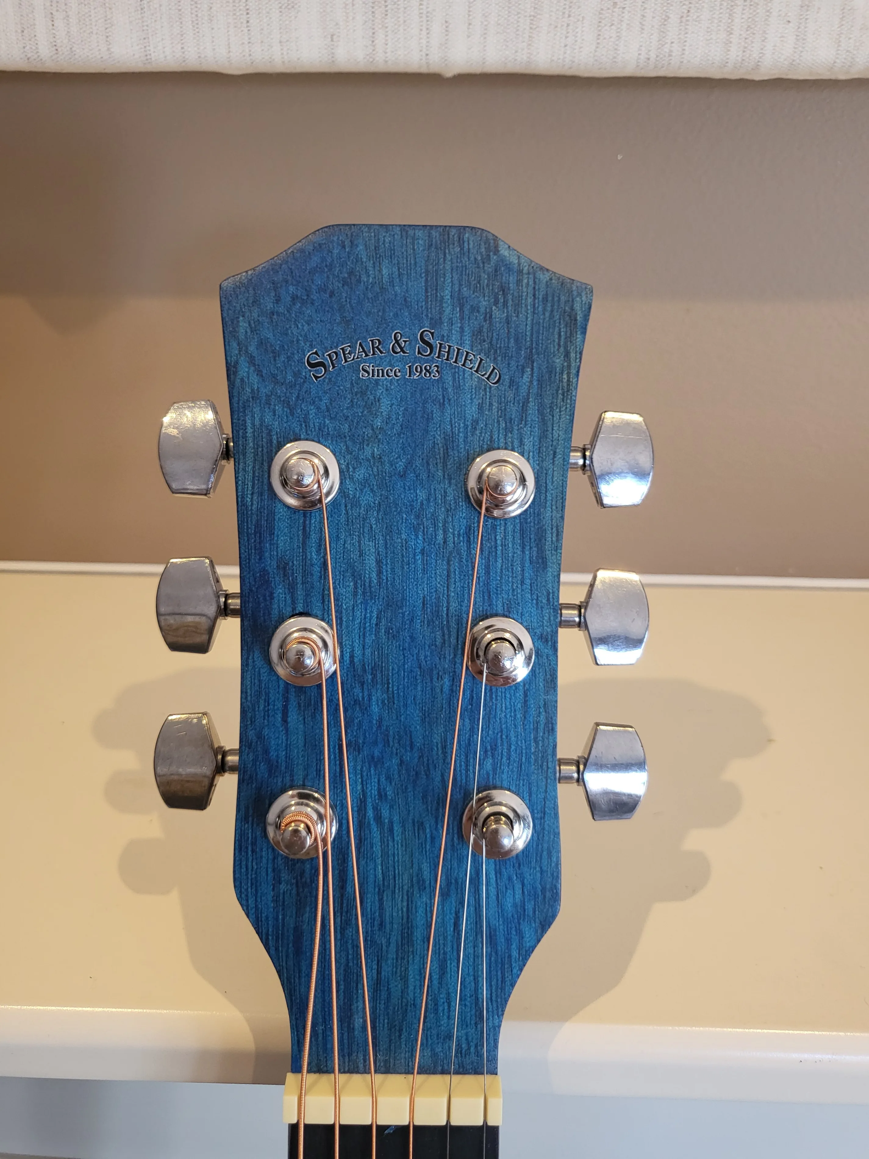 Acoustic Guitar for beginners Blue matte Package image indicator(5)