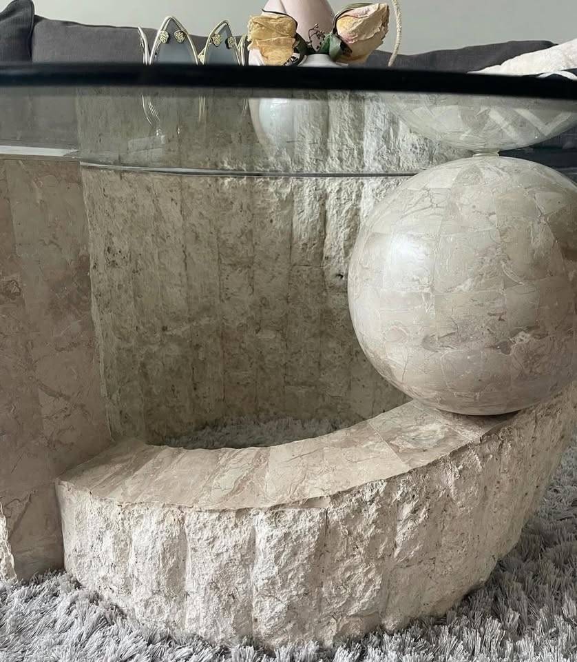 Need to Sell ASAP: Postmodern Tessellated Stone Coffee Table - photo 3