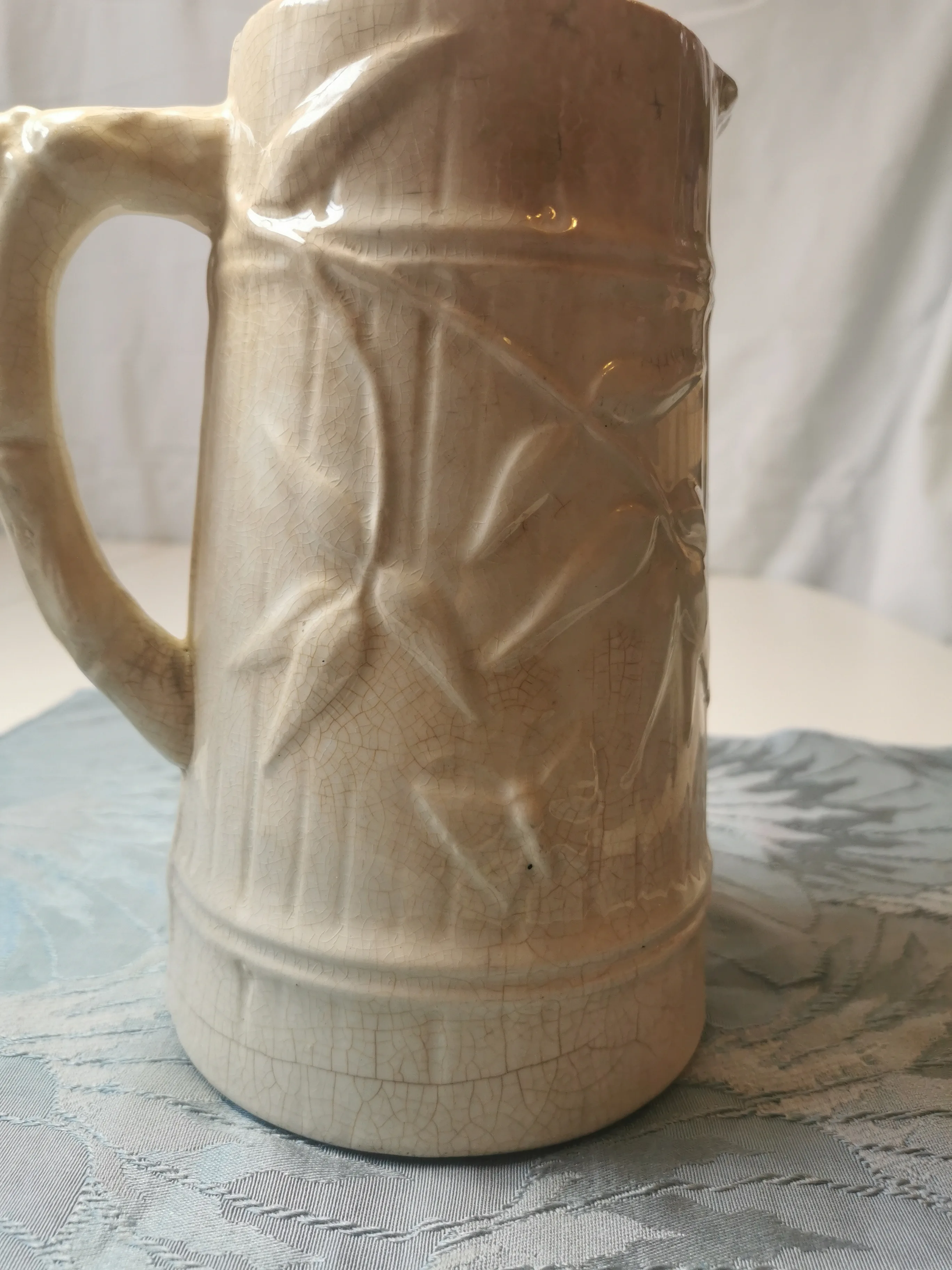Victorian Pitcher Leaf/ Vine Design Kitchen Jug   Antique image indicator(9)