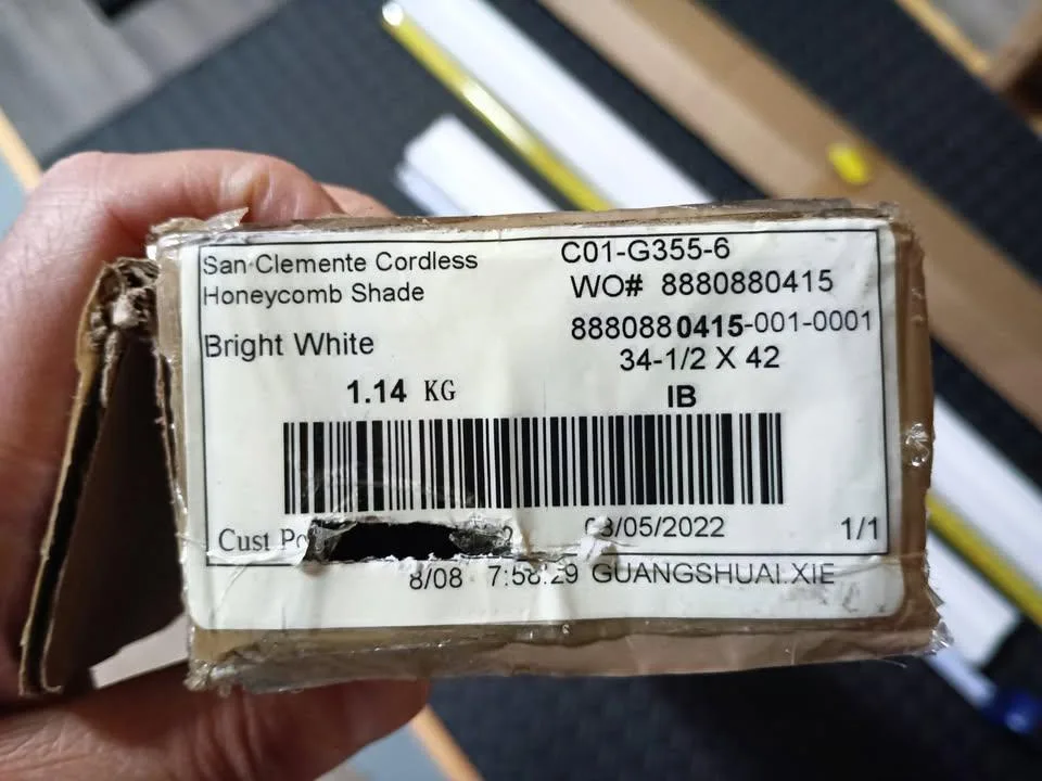 NEW NORMAN White Cordless Honeycomb Shade Blinds - 2 AVAILABLE image indicator(3)