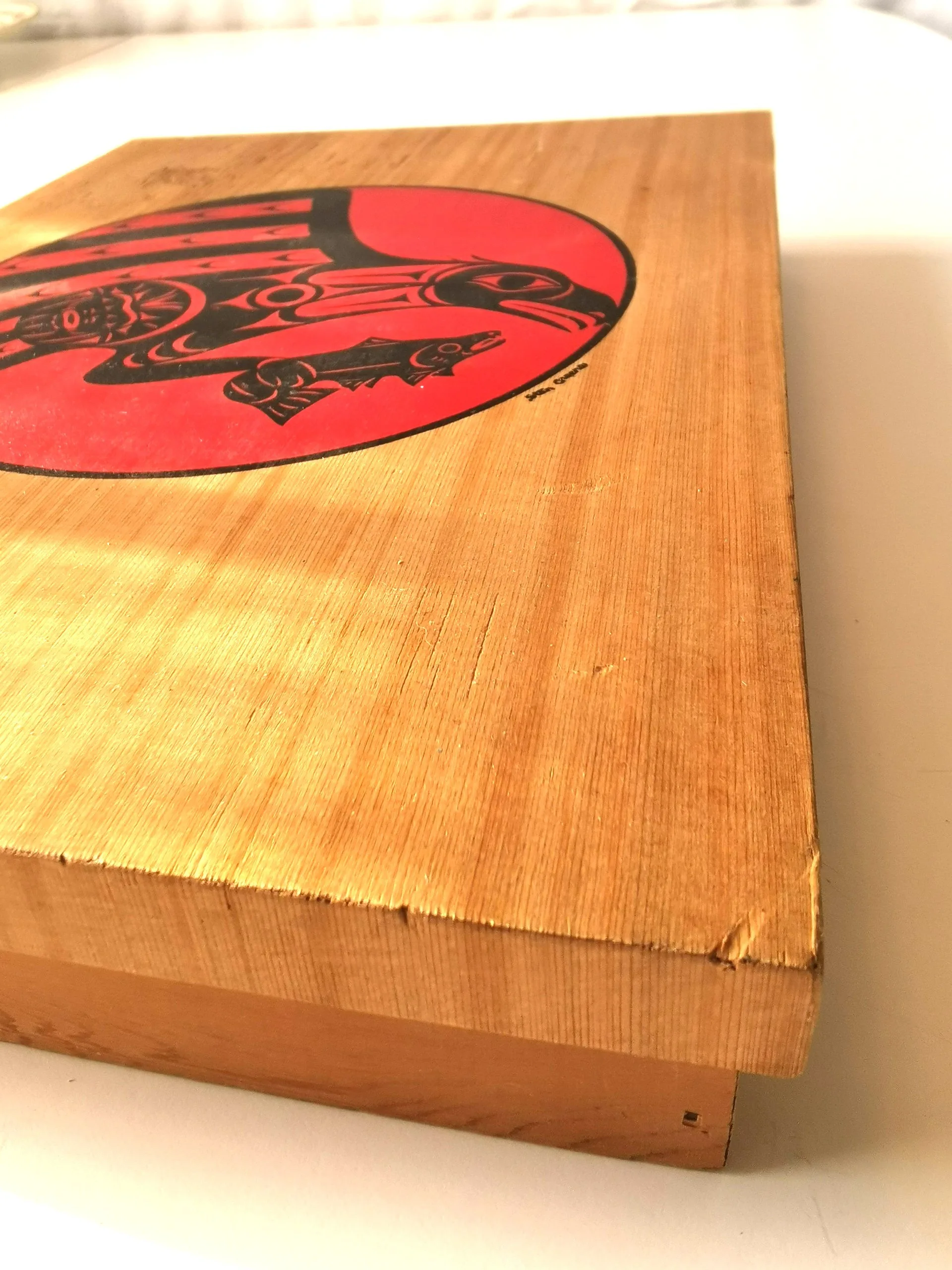 Cedar Box Originally used for Smoked Salmon 80s  Sam Greene image indicator(6)