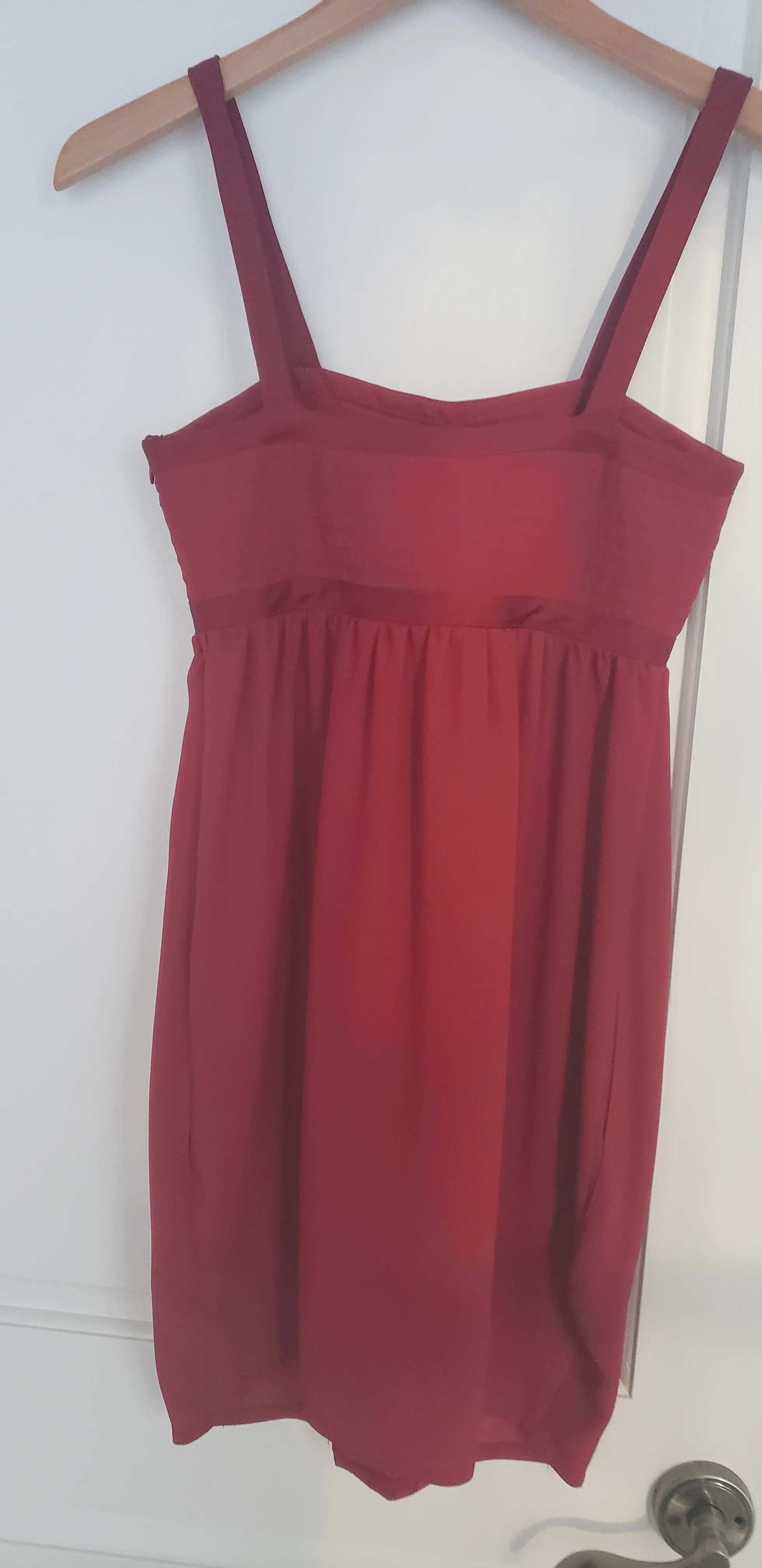 Emporio Armani Vintage Cranberry Dress Size 40 image indicator(2)