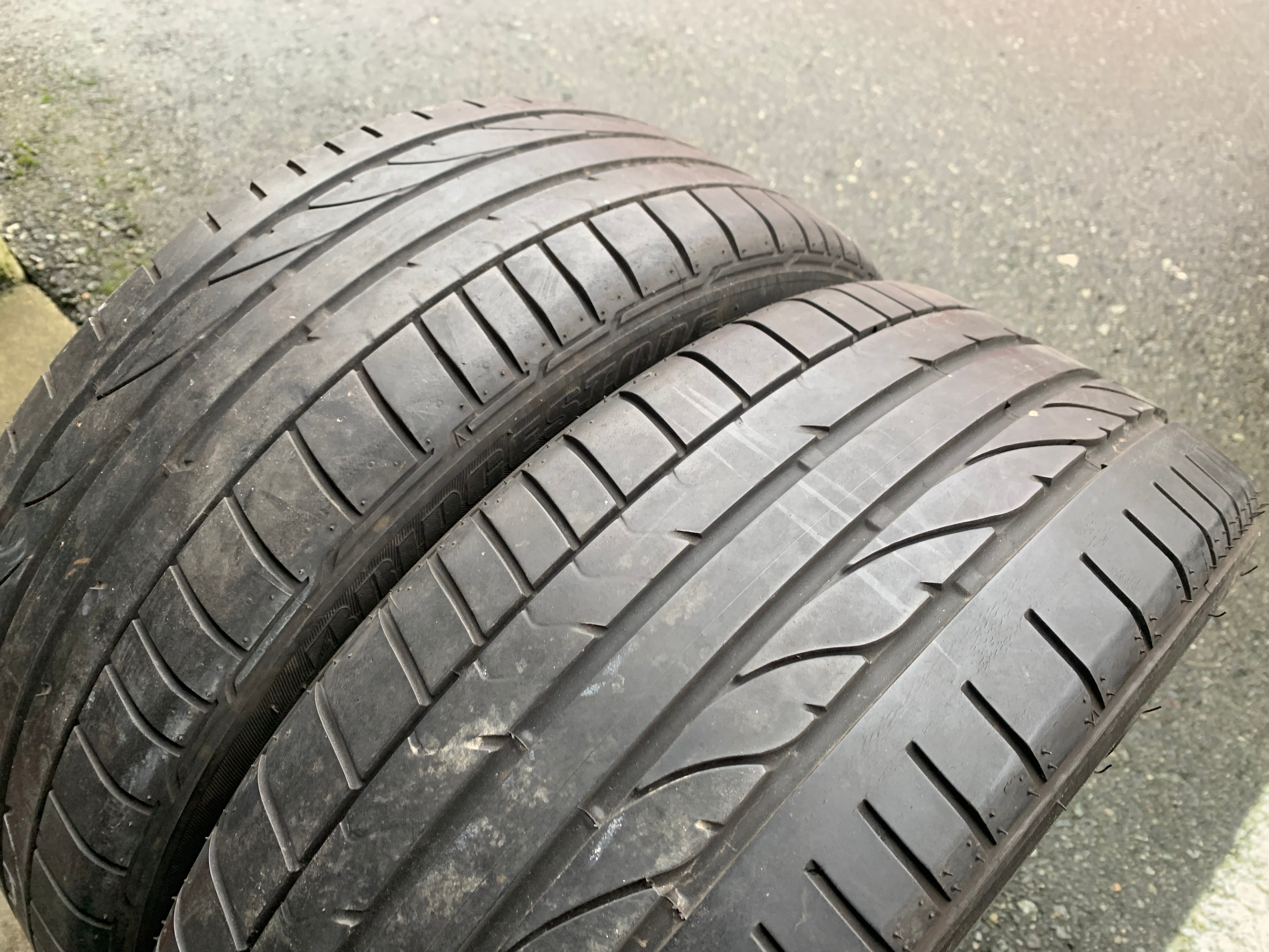 Pair of 205/45/17 Bridgestone Potenza RE050a RFT with 60% tread - photo 3