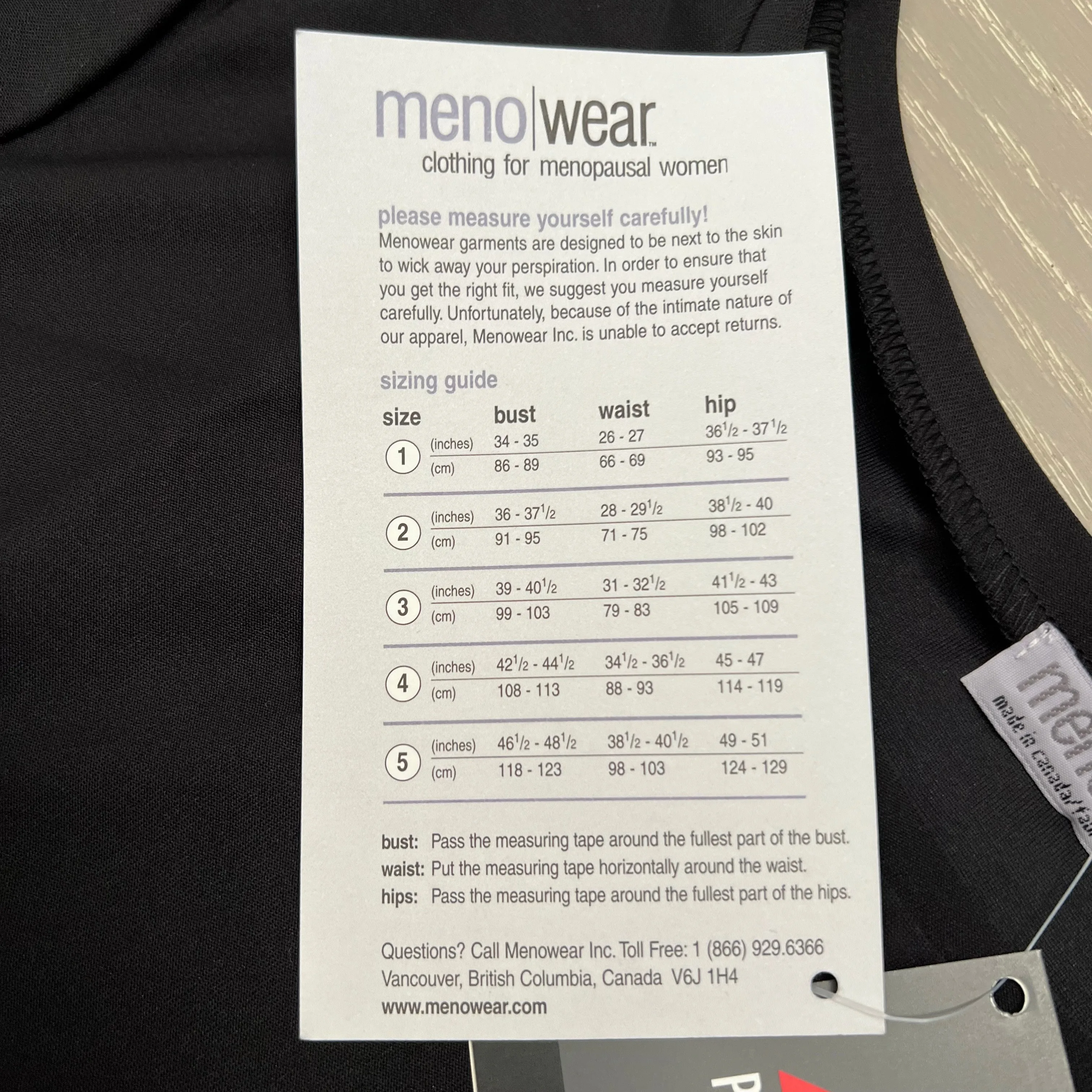 Meno Wear Long Sleeve Top - Made in Canada image indicator(3)