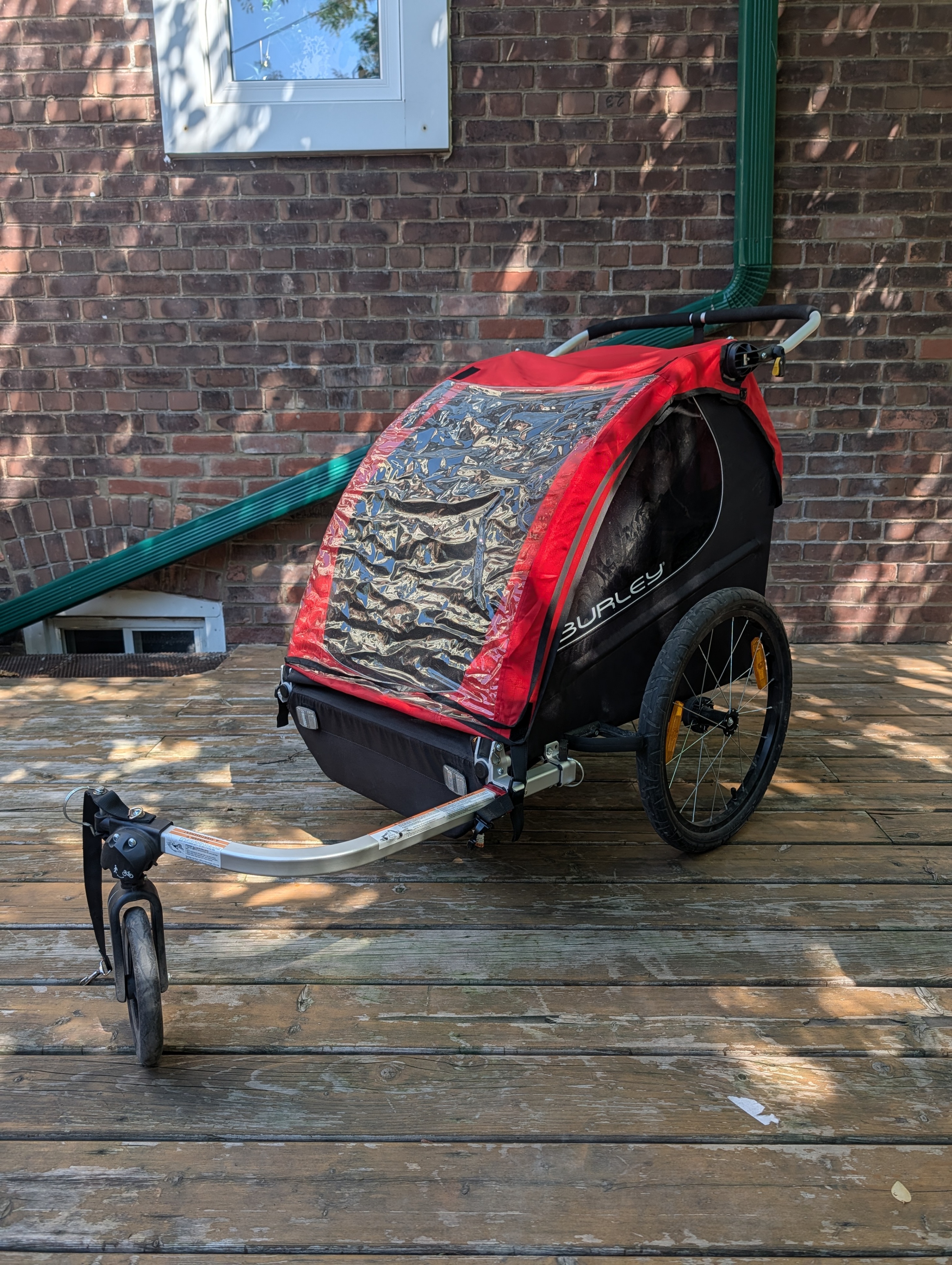 Burley Bee Bike Trailer - Red/Black - photo 4
