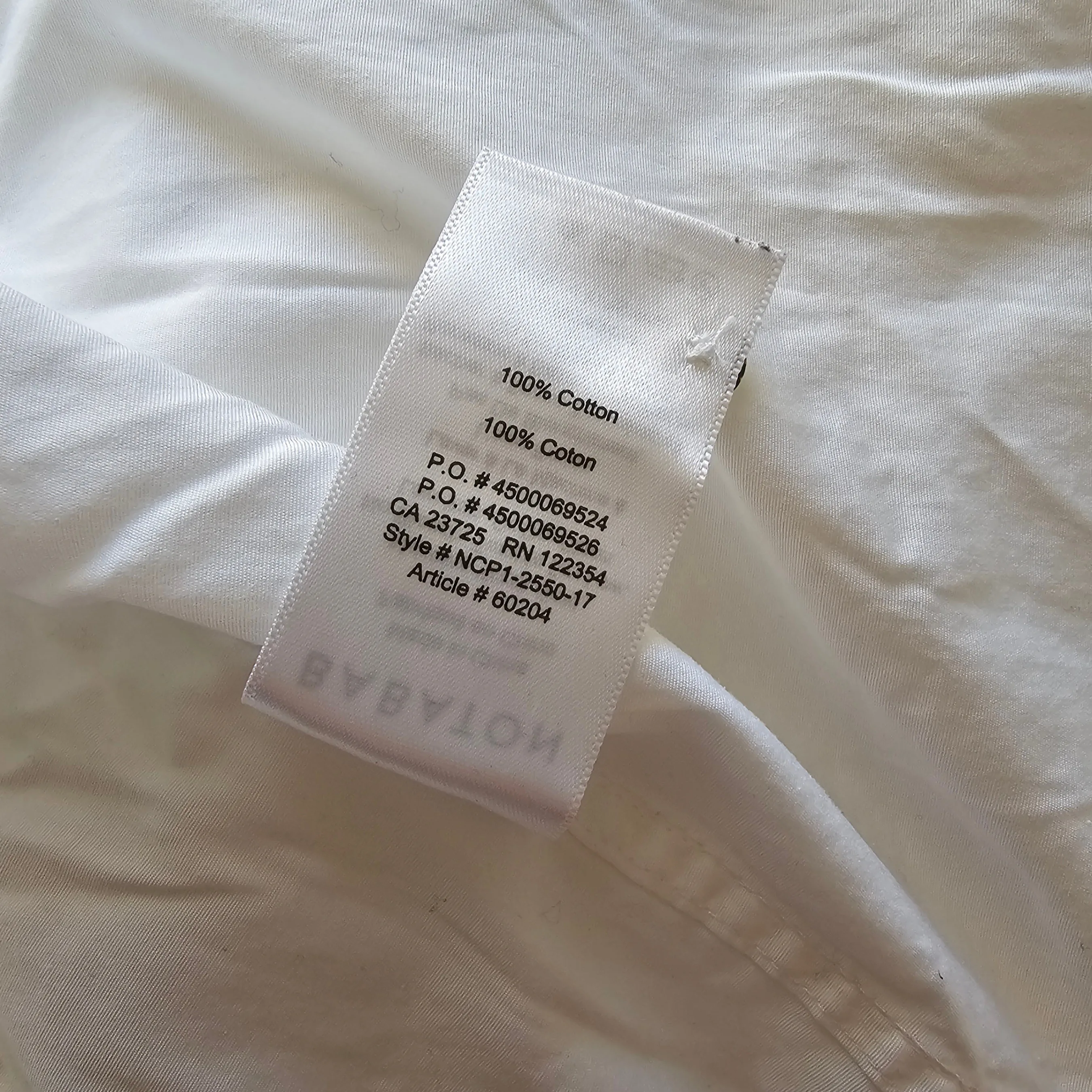 Aritzia Babaton Eric Blouse - 2017 - White - Sz S image indicator(5)